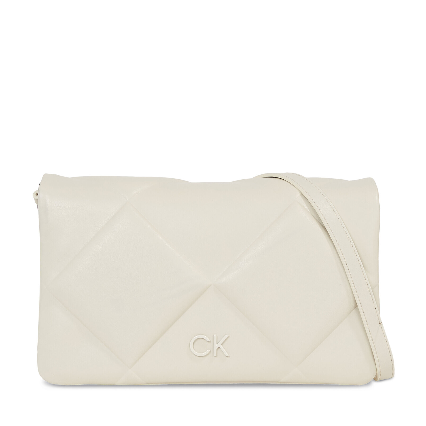 Calvin Klein Táska Re-Lock Quilt Shoulder Bag K60K611021 Ekru - Pepit.hu