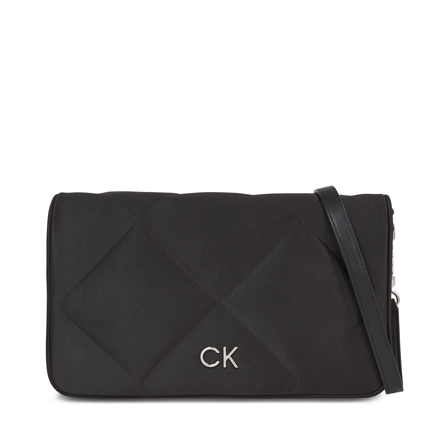 Calvin Klein Táska Re-Lock Quilt Shoulder Bag-Satin K60K611300 Fekete - Pepit.hu