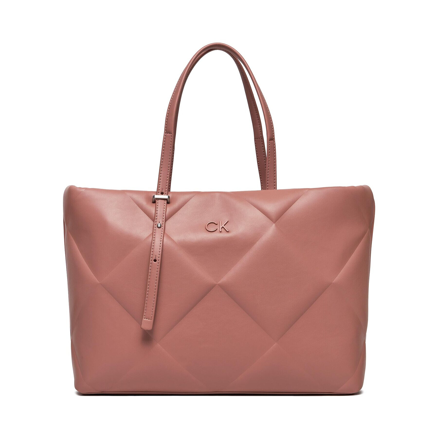 Calvin Klein Táska Re-Lock Quilt Tote Lg K60K611339 Rózsaszín - Pepit.hu