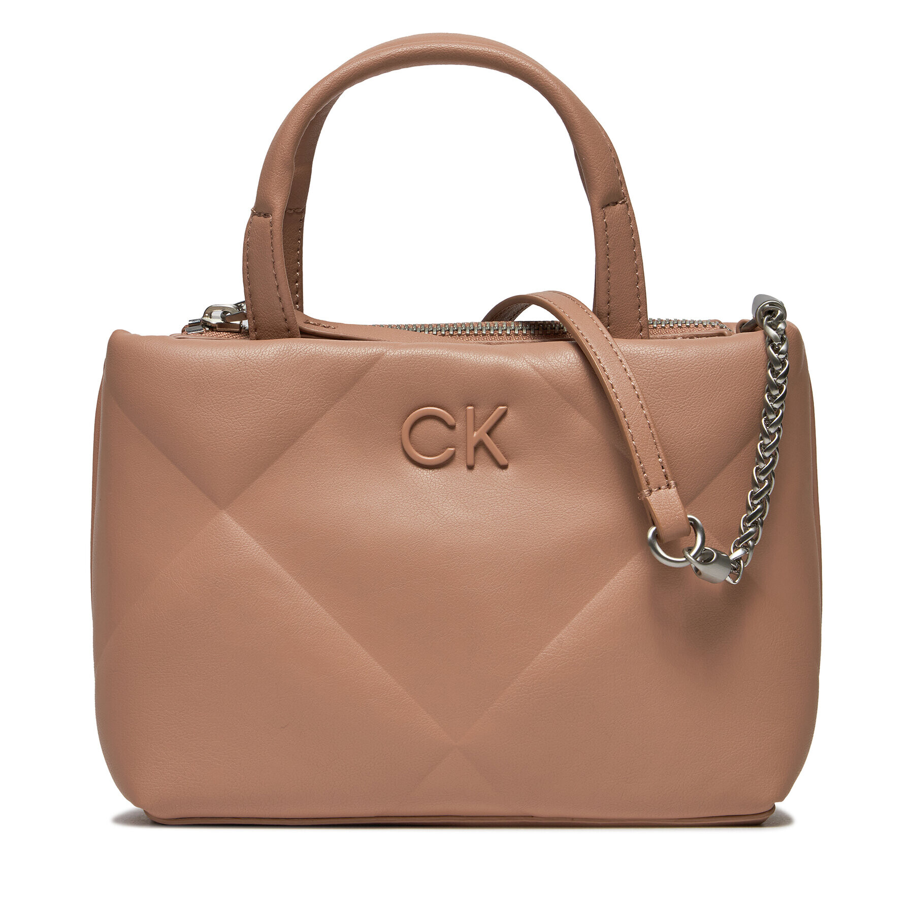 Calvin Klein Táska Re-Lock Quilt Tote Mini K60K611340 Rózsaszín - Pepit.hu