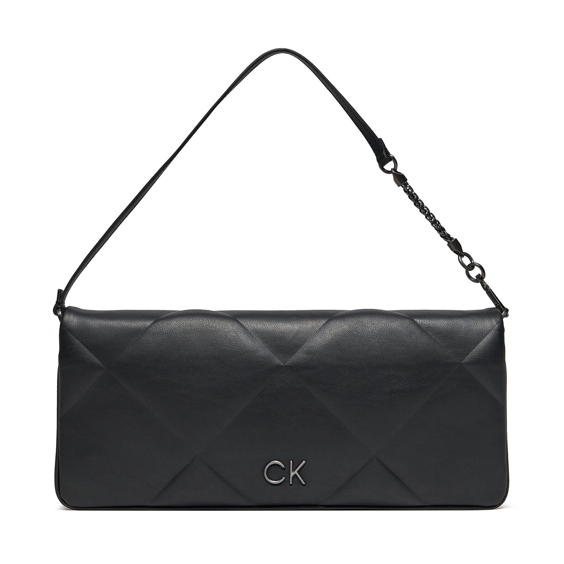 Calvin Klein Táska Re-Lock Quilt Wristelet Clutch K60K611333 Fekete - Pepit.hu