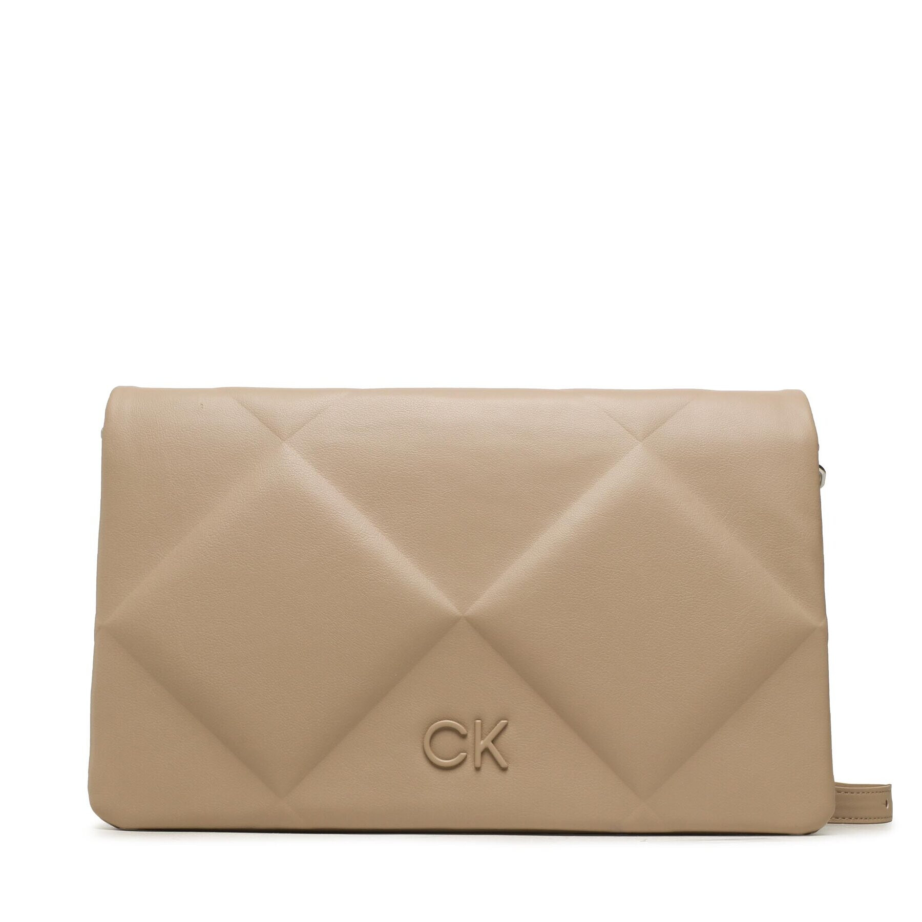 Calvin Klein Táska Re-Lock Qult Shoulder Bag K60K611021 Bézs - Pepit.hu