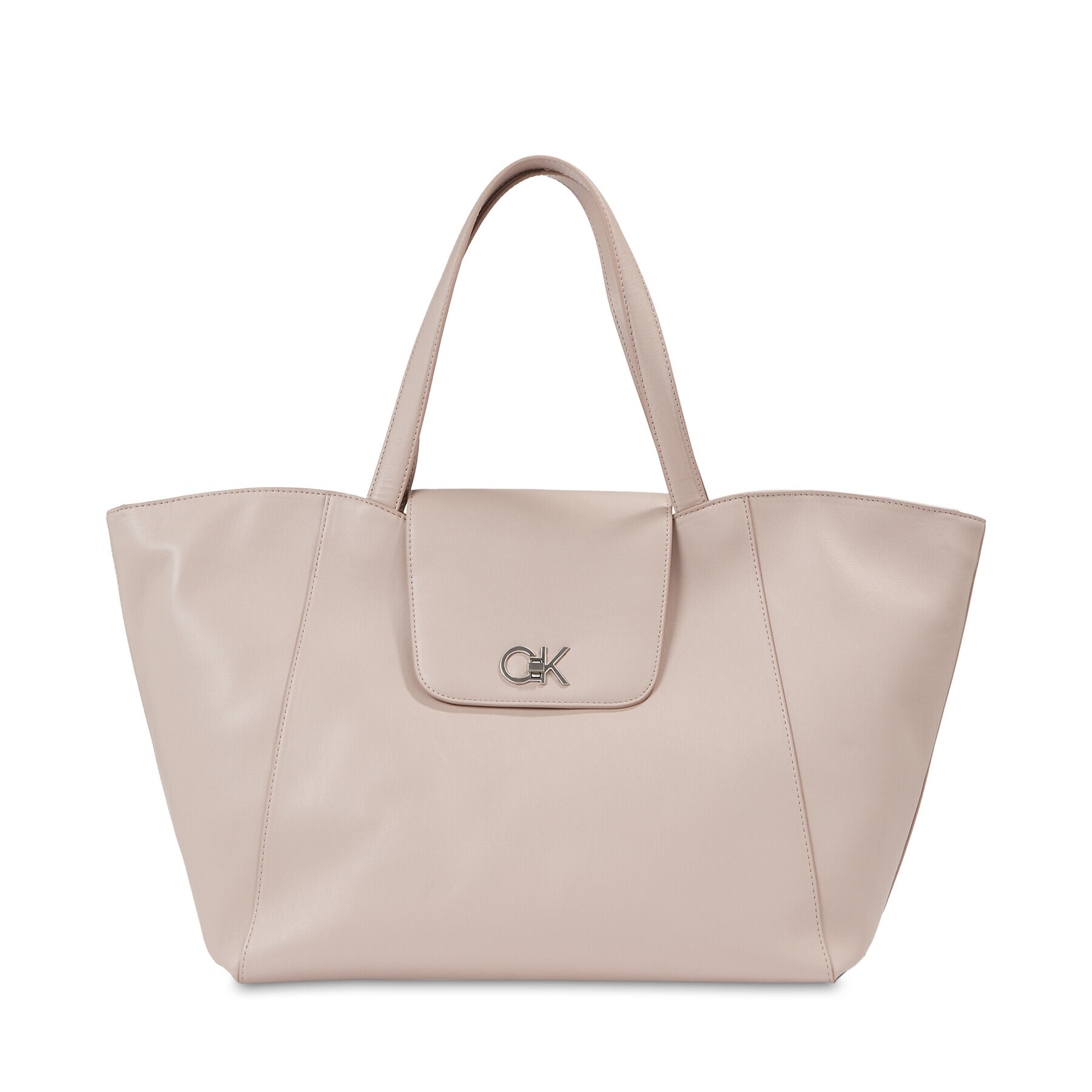 Calvin Klein Táska Re-Lock Shopper W/Flap K60K611052 Szürke - Pepit.hu