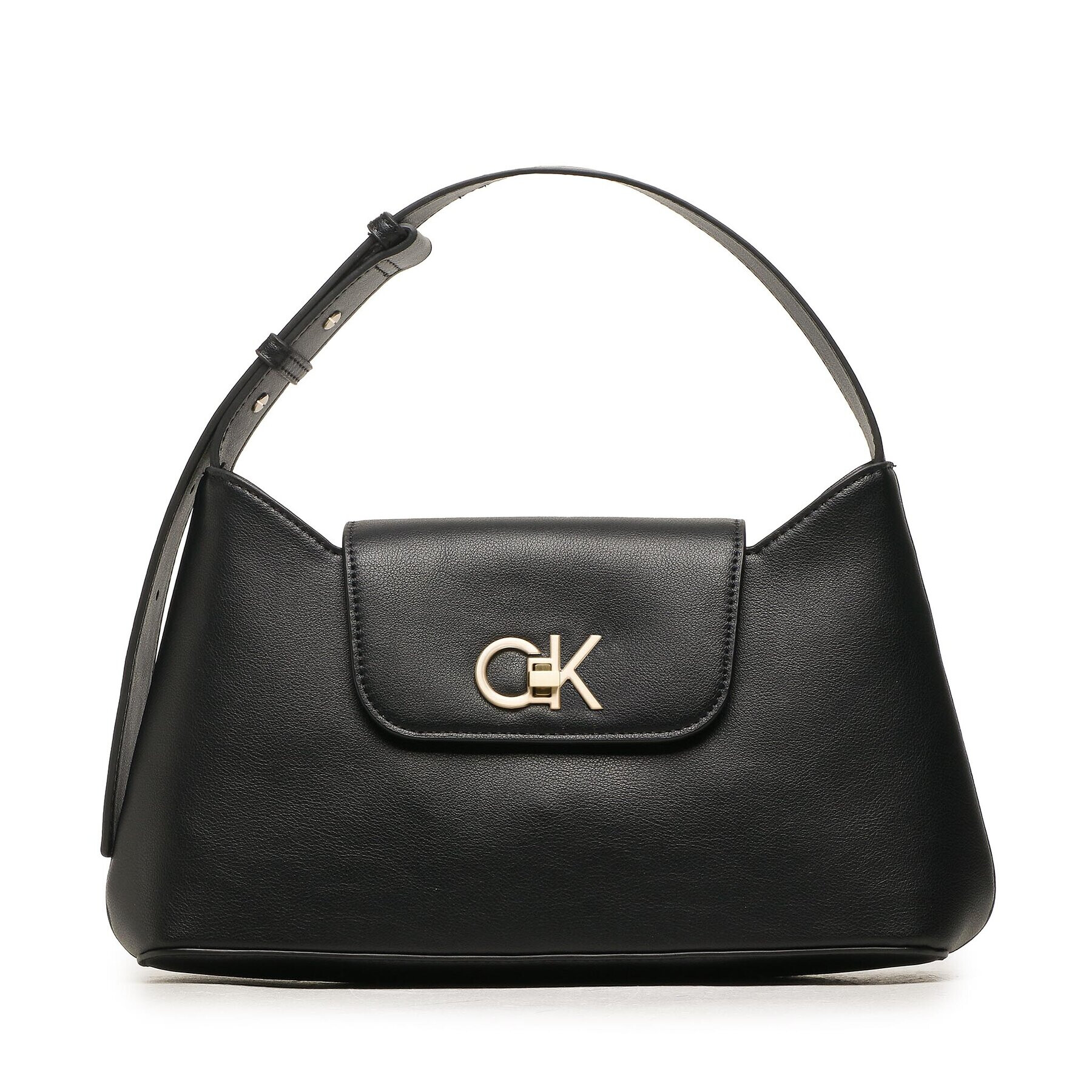 Calvin Klein Táska Re-Lock Shoulder Bag Md K60K610769 Fekete - Pepit.hu