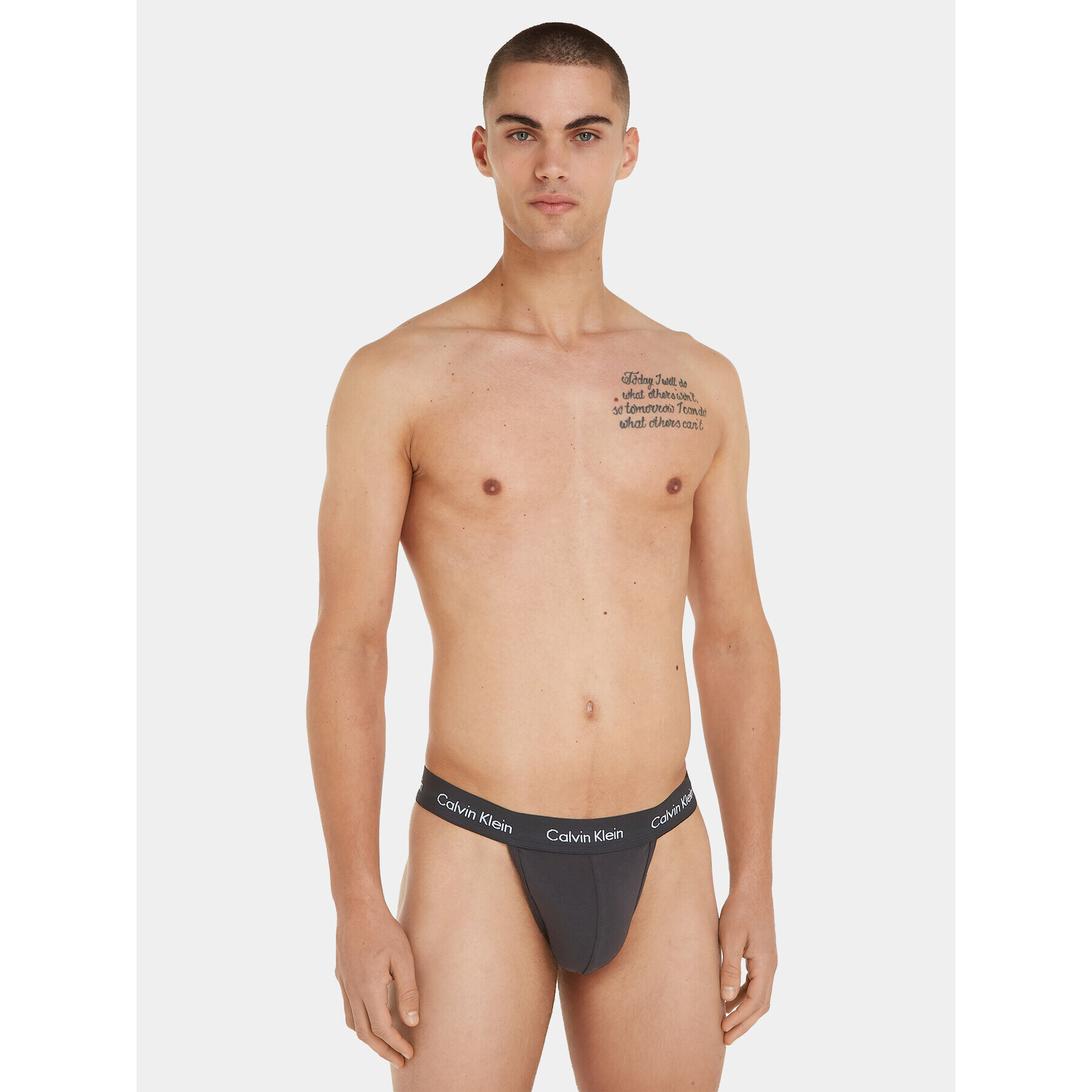 Calvin Klein Underwear 2 db tanga 000NB2208A Fekete Regular Fit - Pepit.hu