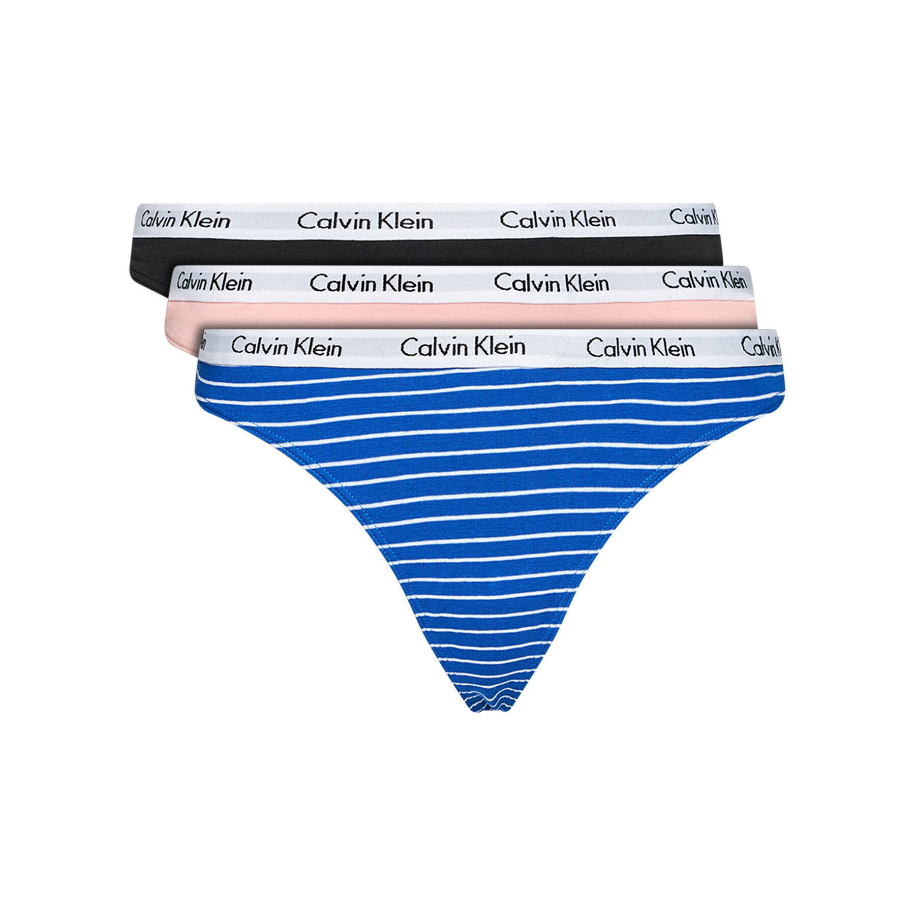 Calvin Klein Underwear 3 db tanga 000QD3587E Színes - Pepit.hu