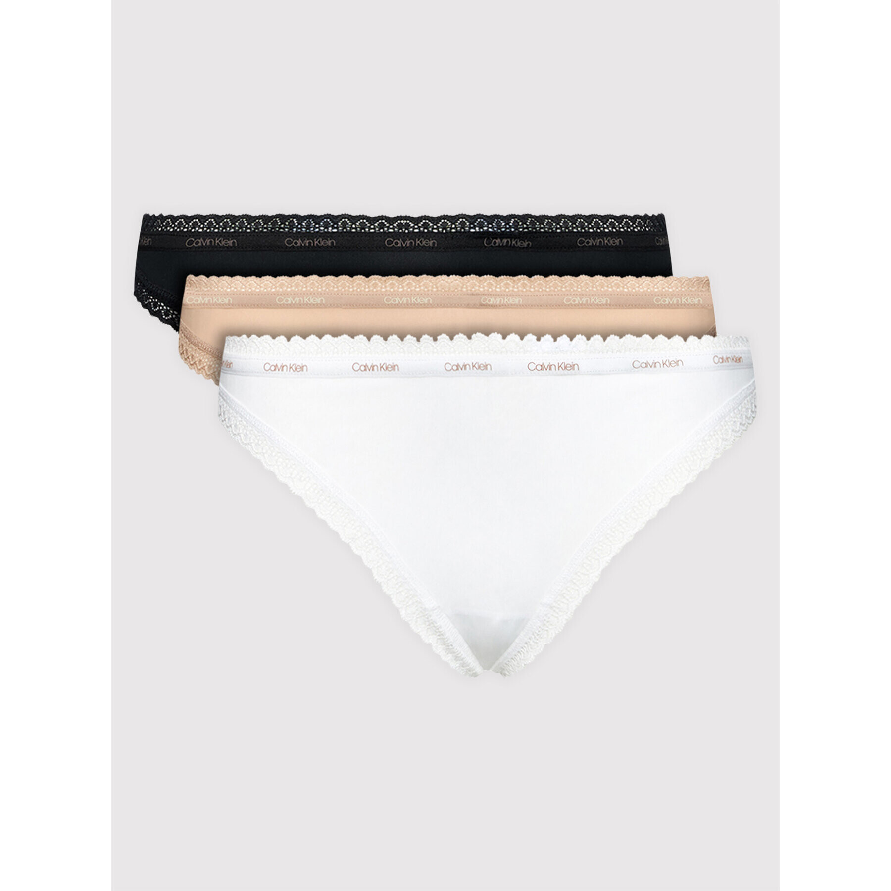 Calvin Klein Underwear 3 db tanga 000QD3802E Színes - Pepit.hu