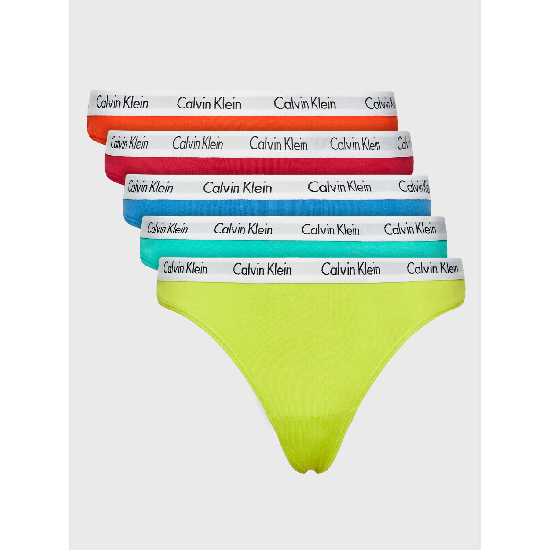 Calvin Klein Underwear 5 tanga szett 000QD3585E Színes - Pepit.hu