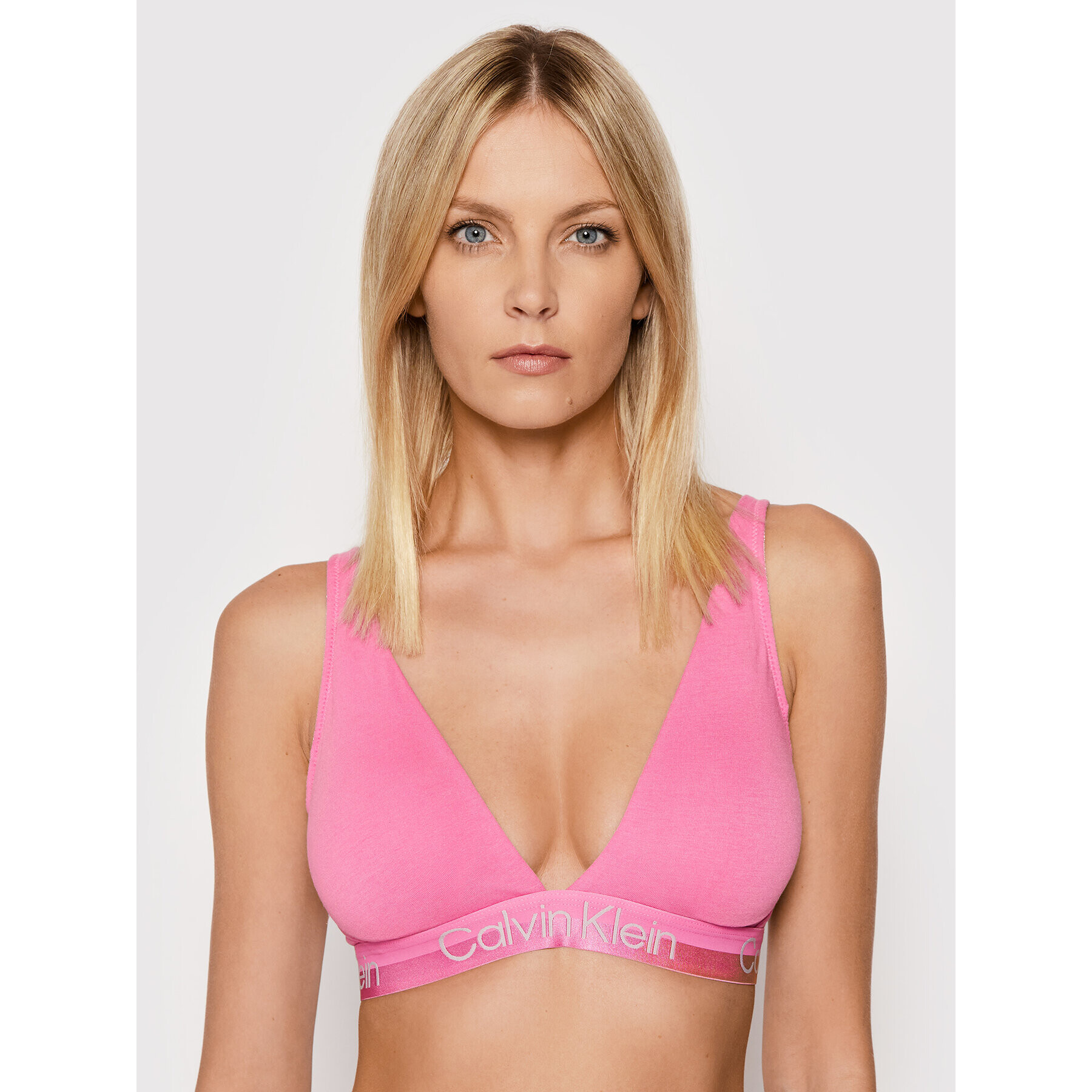 Calvin Klein Underwear Bralette melltartó 000QF6683E Rózsaszín - Pepit.hu