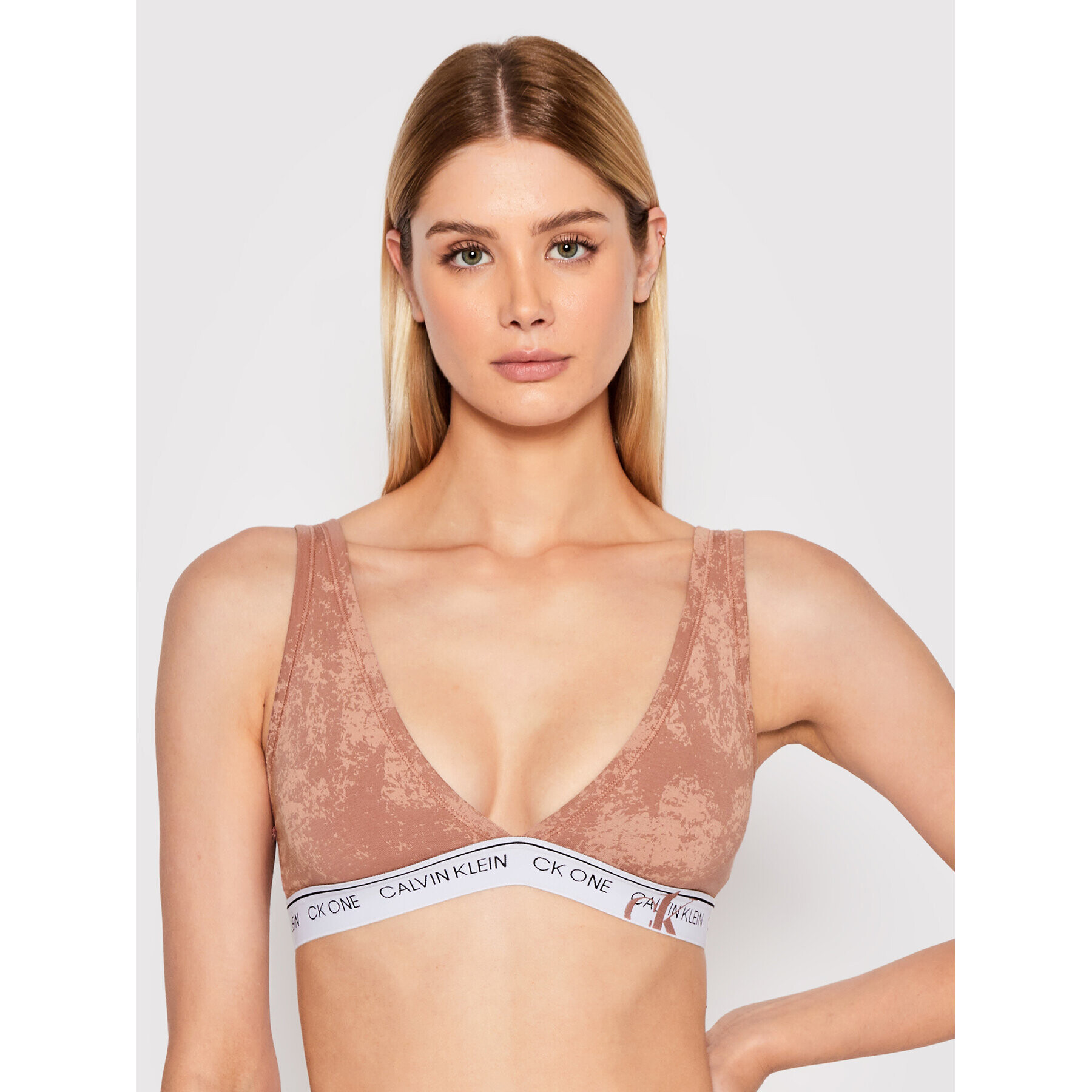 Calvin Klein Underwear Bralette melltartó 000QF6763E Rózsaszín - Pepit.hu