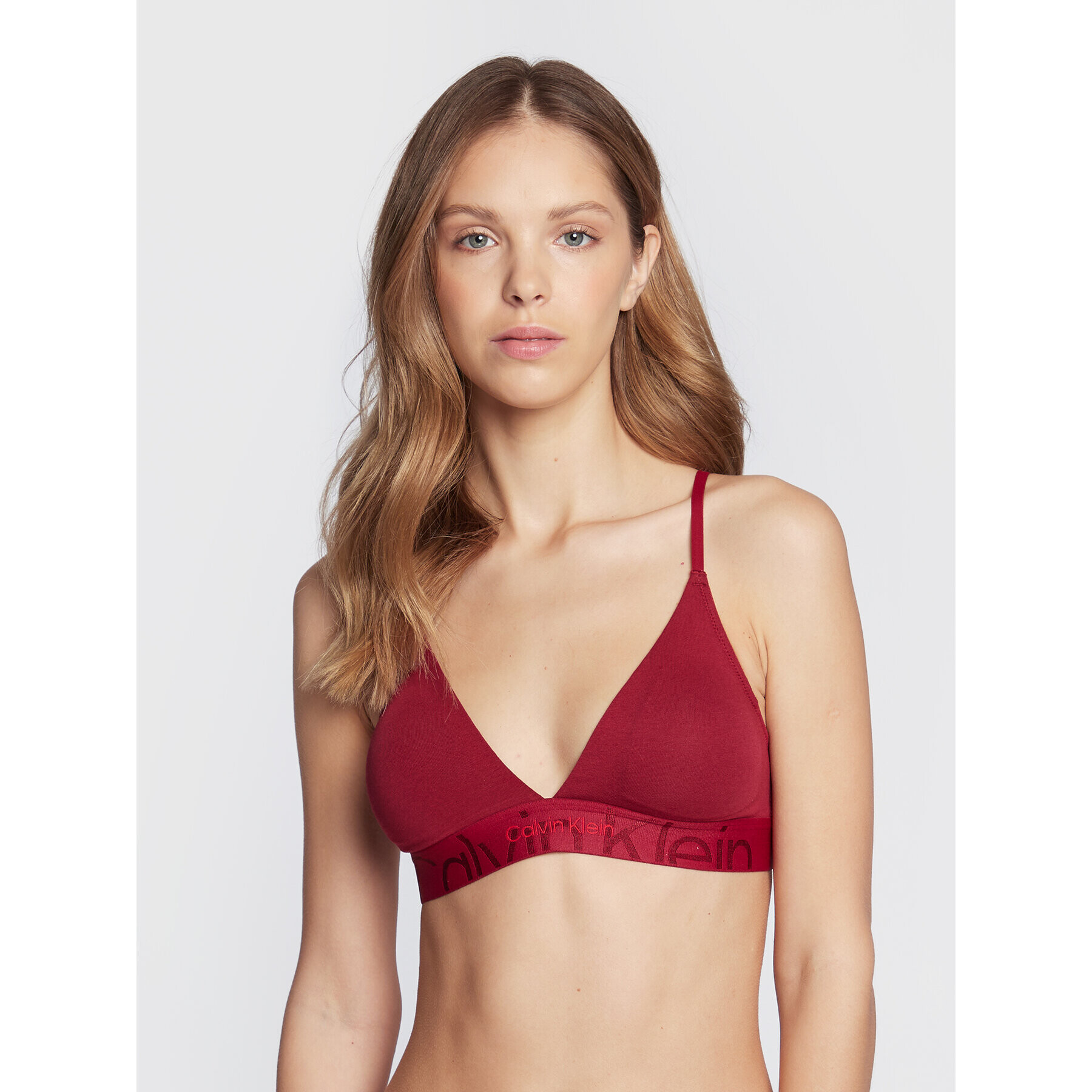 Calvin Klein Underwear Bralette melltartó 000QF6990E Piros - Pepit.hu