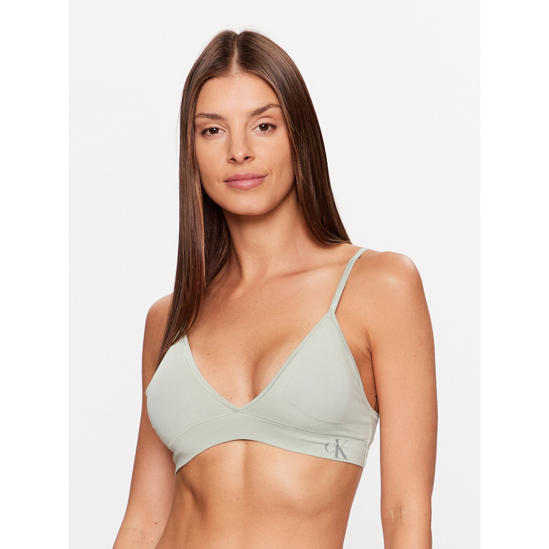 Calvin Klein Underwear Bralette melltartó 000QF7085E Zöld - Pepit.hu