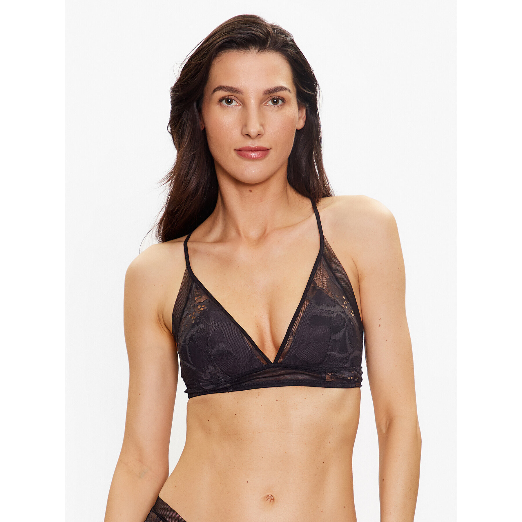 Calvin Klein Underwear Bralette melltartó 000QF7148E Fekete - Pepit.hu