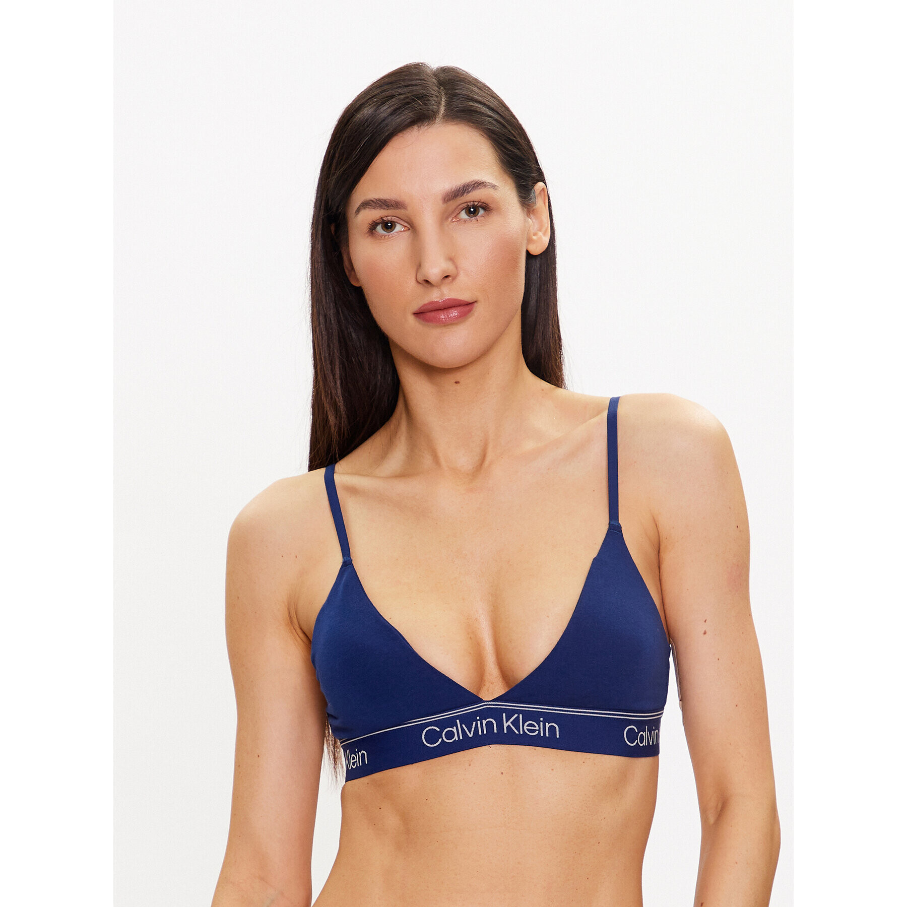 Calvin Klein Underwear Bralette melltartó 000QF7186E Sötétkék - Pepit.hu