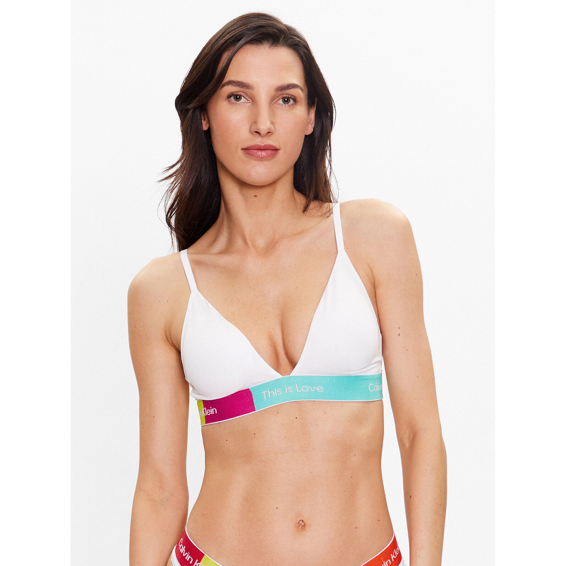 Calvin Klein Underwear Bralette melltartó 000QF7254E Fehér - Pepit.hu