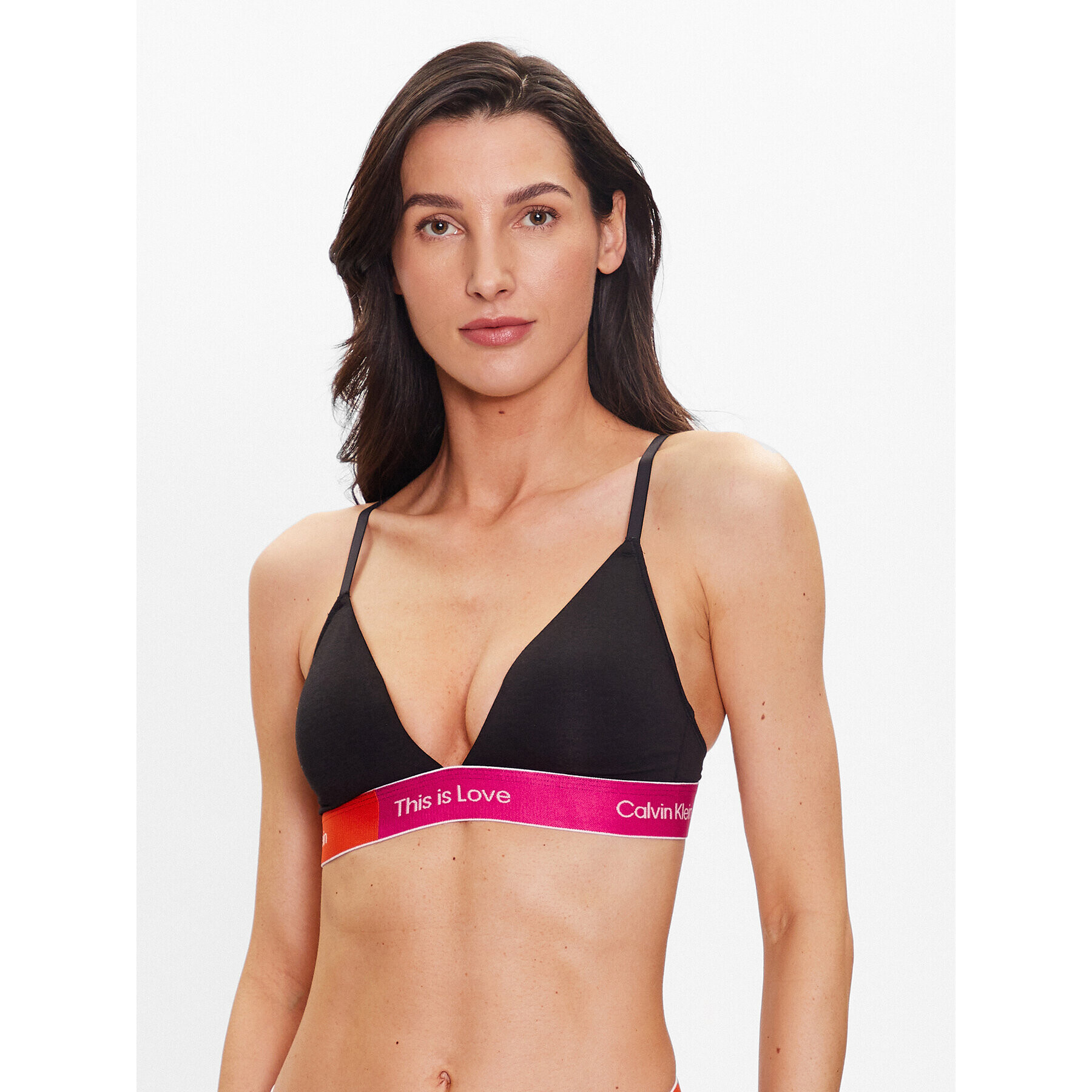 Calvin Klein Underwear Bralette melltartó 000QF7254E Fekete - Pepit.hu