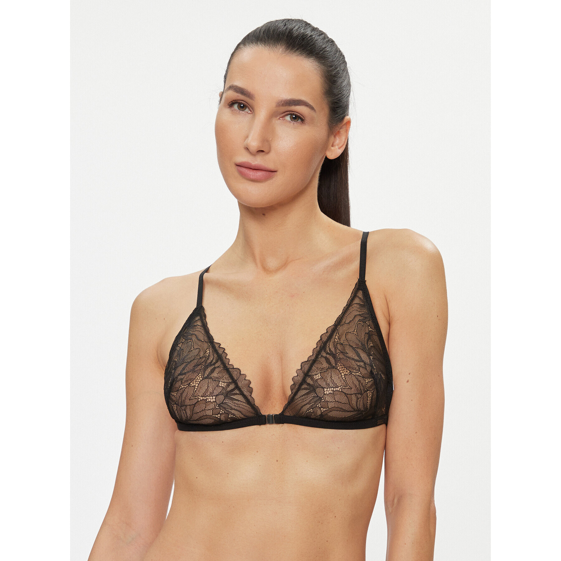 Calvin Klein Underwear Bralette melltartó 000QF7349E Fekete - Pepit.hu