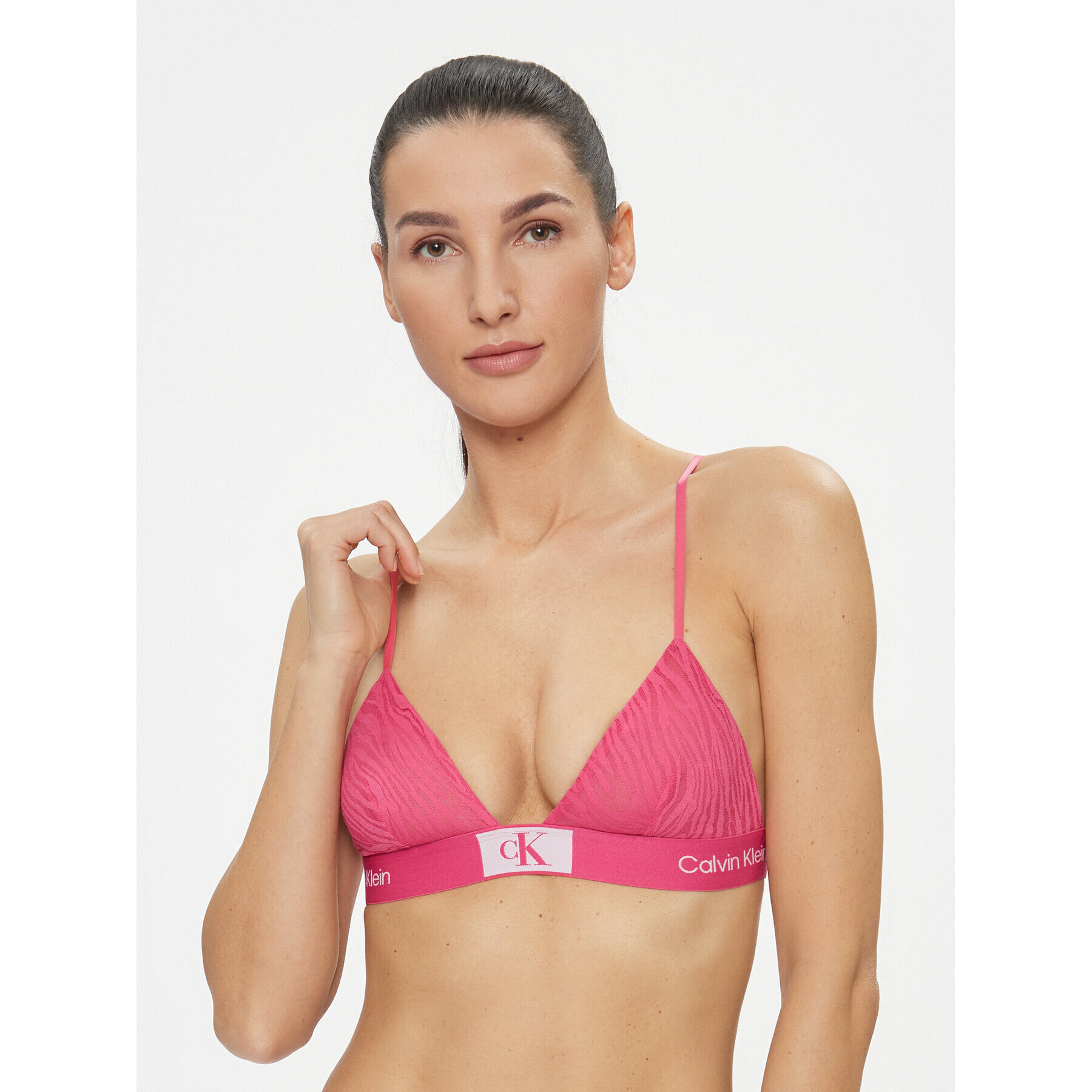 Calvin Klein Underwear Bralette melltartó 000QF7377E Rózsaszín - Pepit.hu