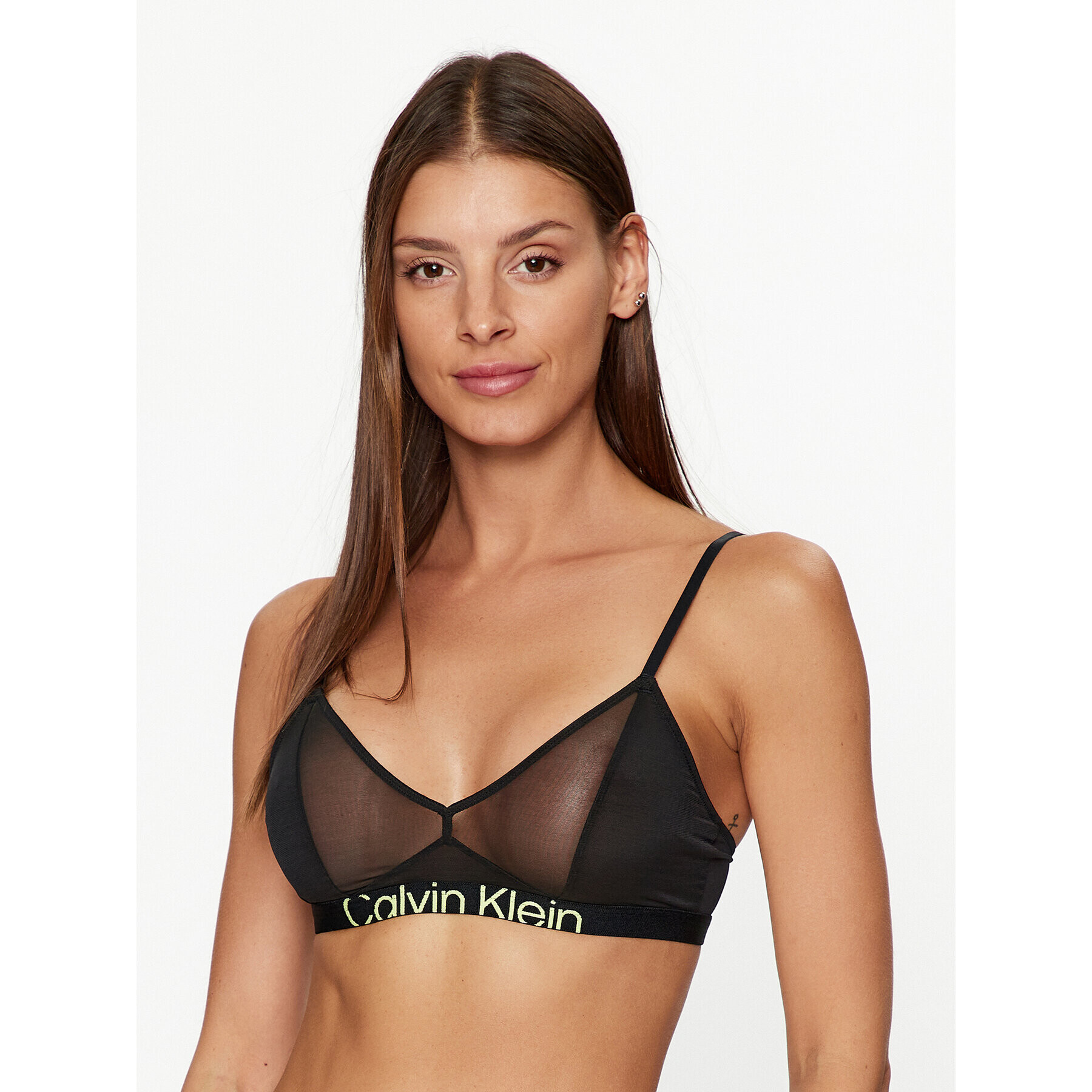 Calvin Klein Underwear Bralette melltartó 000QF7390E Fekete - Pepit.hu