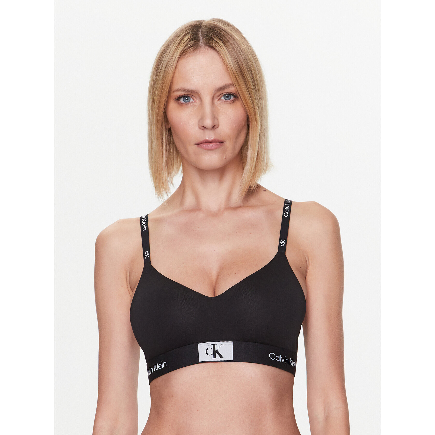 Calvin Klein Underwear Bralette melltartó Light Lined 000QF7218E Fekete - Pepit.hu