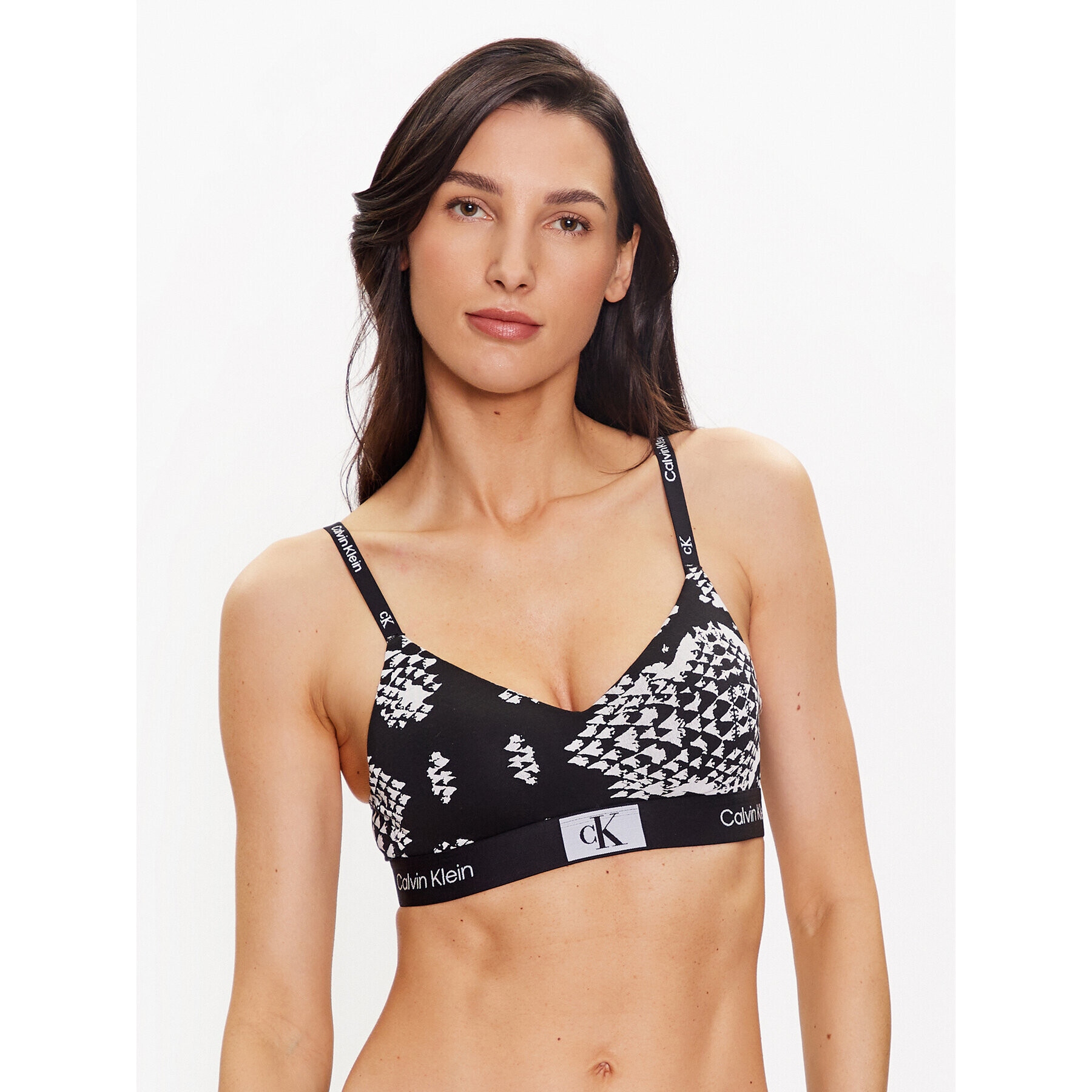 Calvin Klein Underwear Bralette melltartó Light Lined 000QF7218E Fekete - Pepit.hu