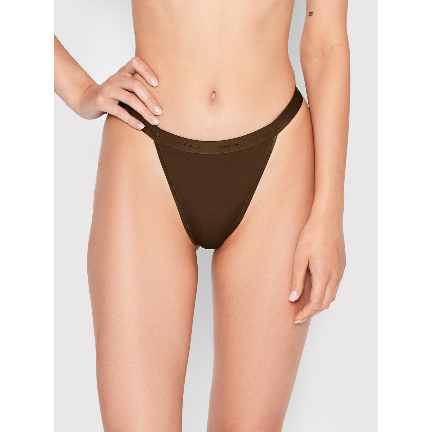 Calvin Klein Underwear Figi alsó 000QF6760E Barna - Pepit.hu