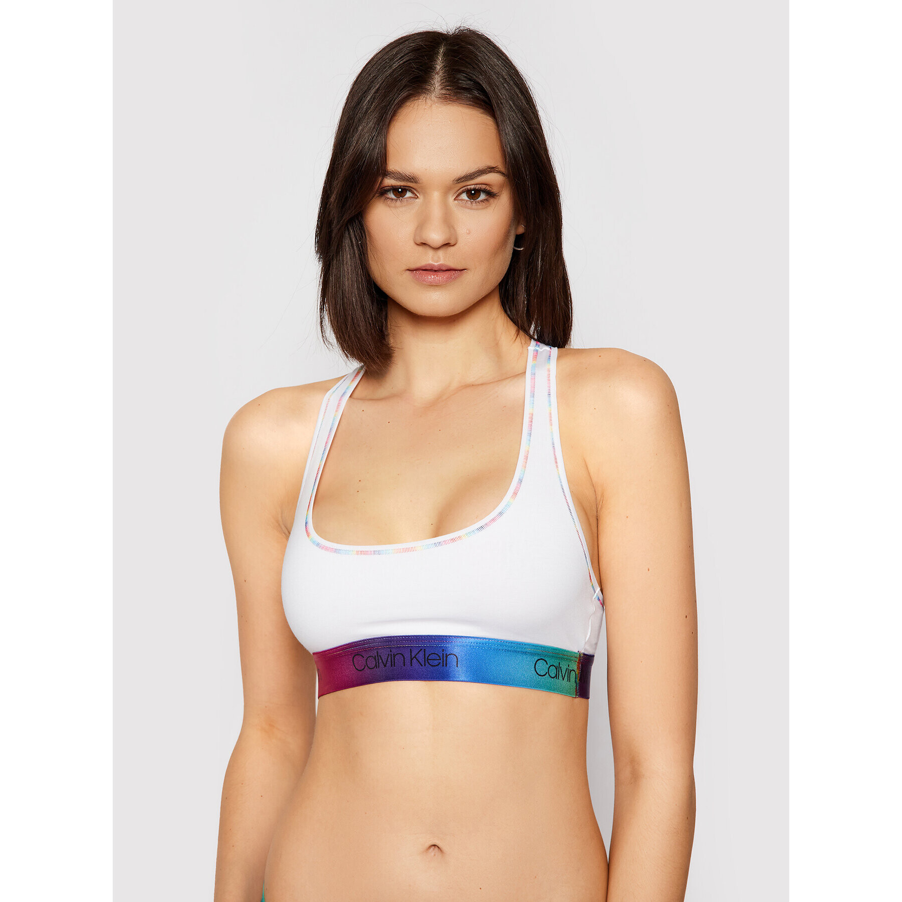 Calvin Klein Underwear Melltartó felső 000QF6538E Fehér - Pepit.hu