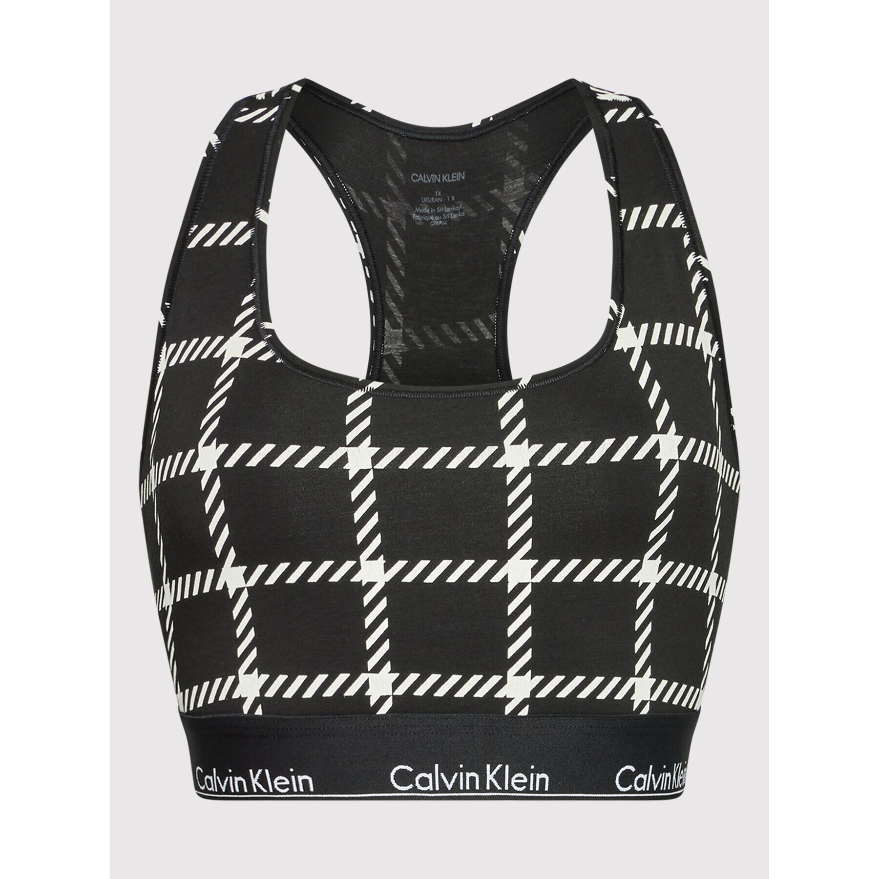 Calvin Klein Underwear Melltartó felső 000QF6704E Fekete - Pepit.hu