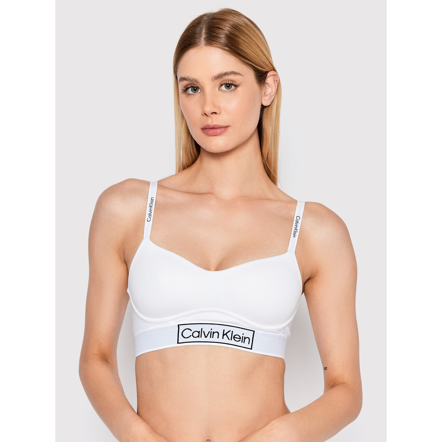 Calvin Klein Underwear Melltartó felső 000QF6770E Fehér - Pepit.hu