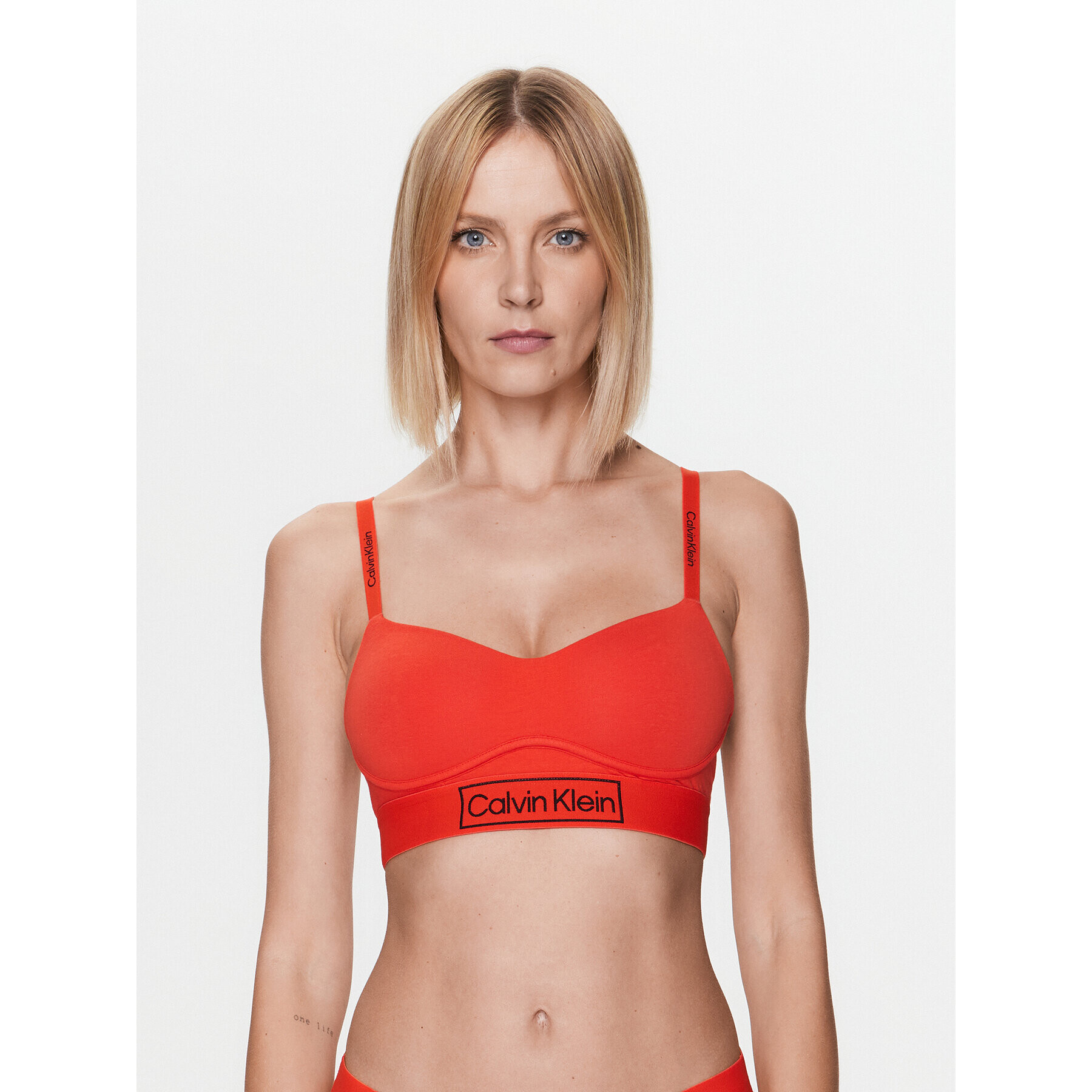 Calvin Klein Underwear Melltartó felső 000QF6770E Narancssárga - Pepit.hu