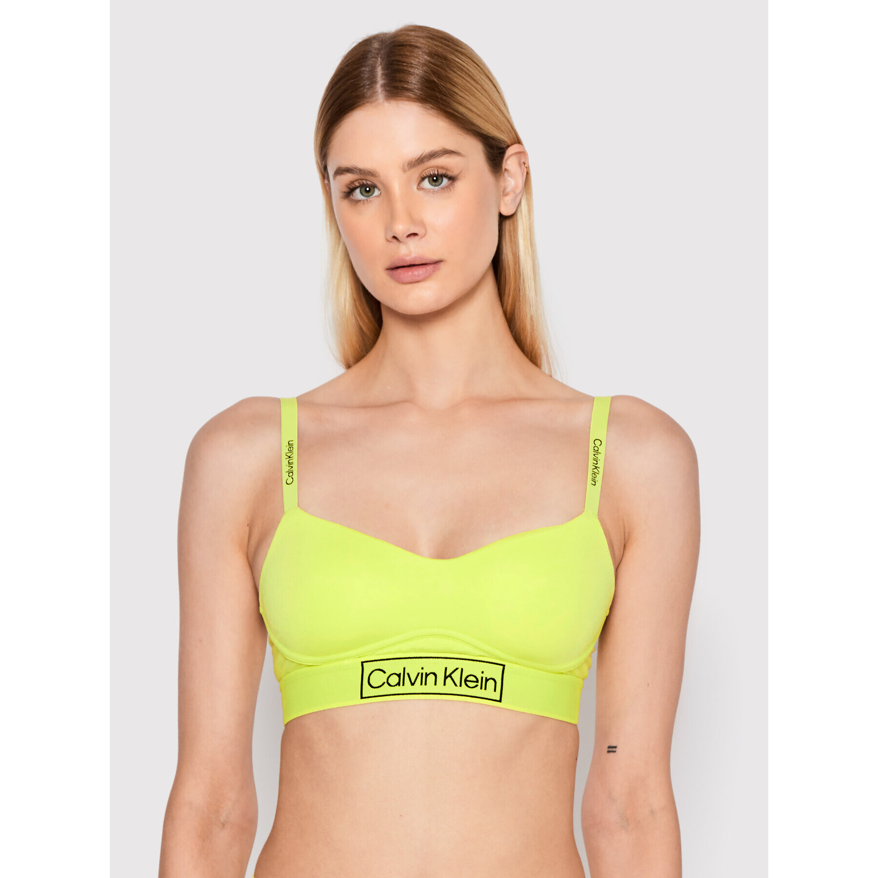 Calvin Klein Underwear Melltartó felső 000QF6770E Zöld - Pepit.hu