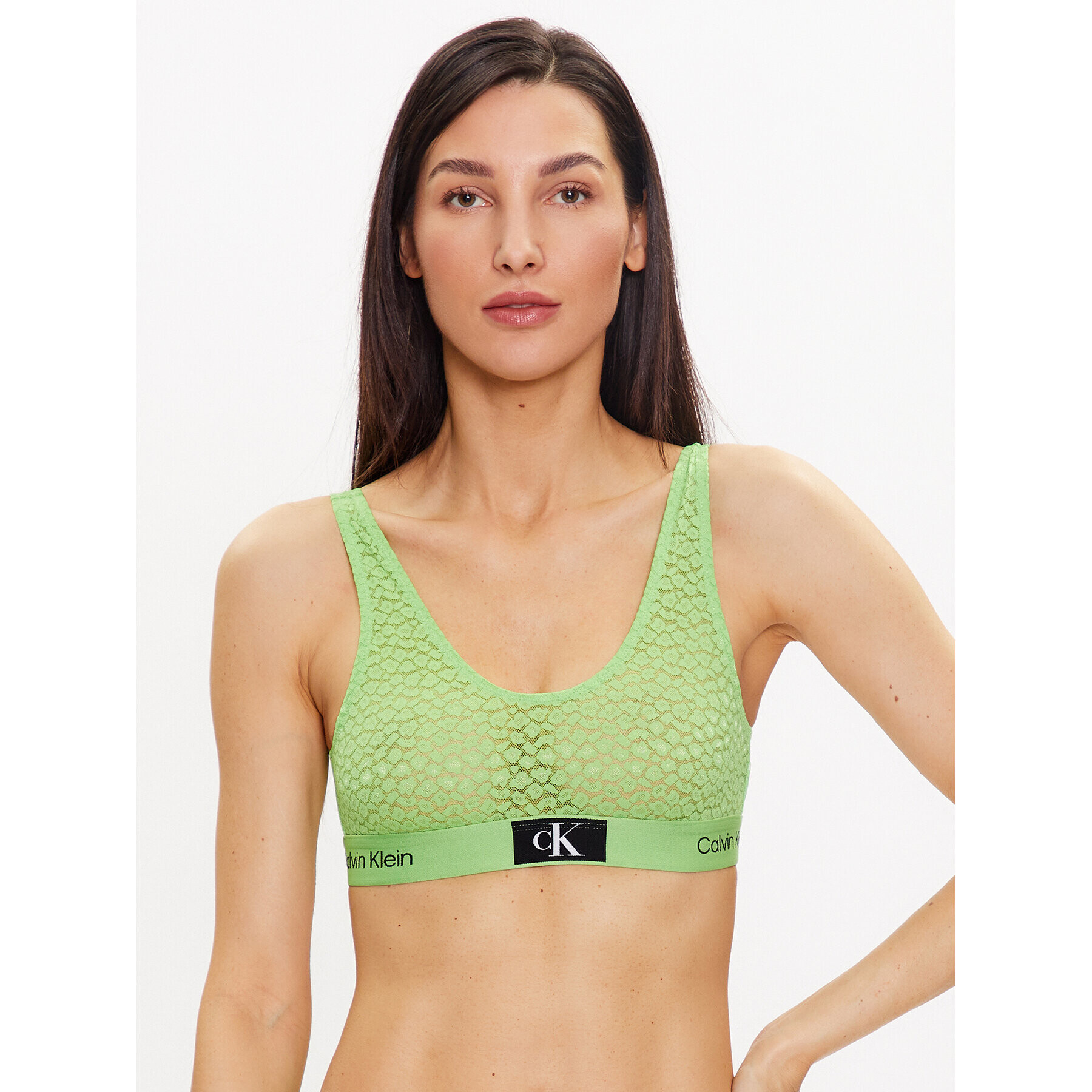 Calvin Klein Underwear Melltartó felső 000QF7233E Zöld - Pepit.hu