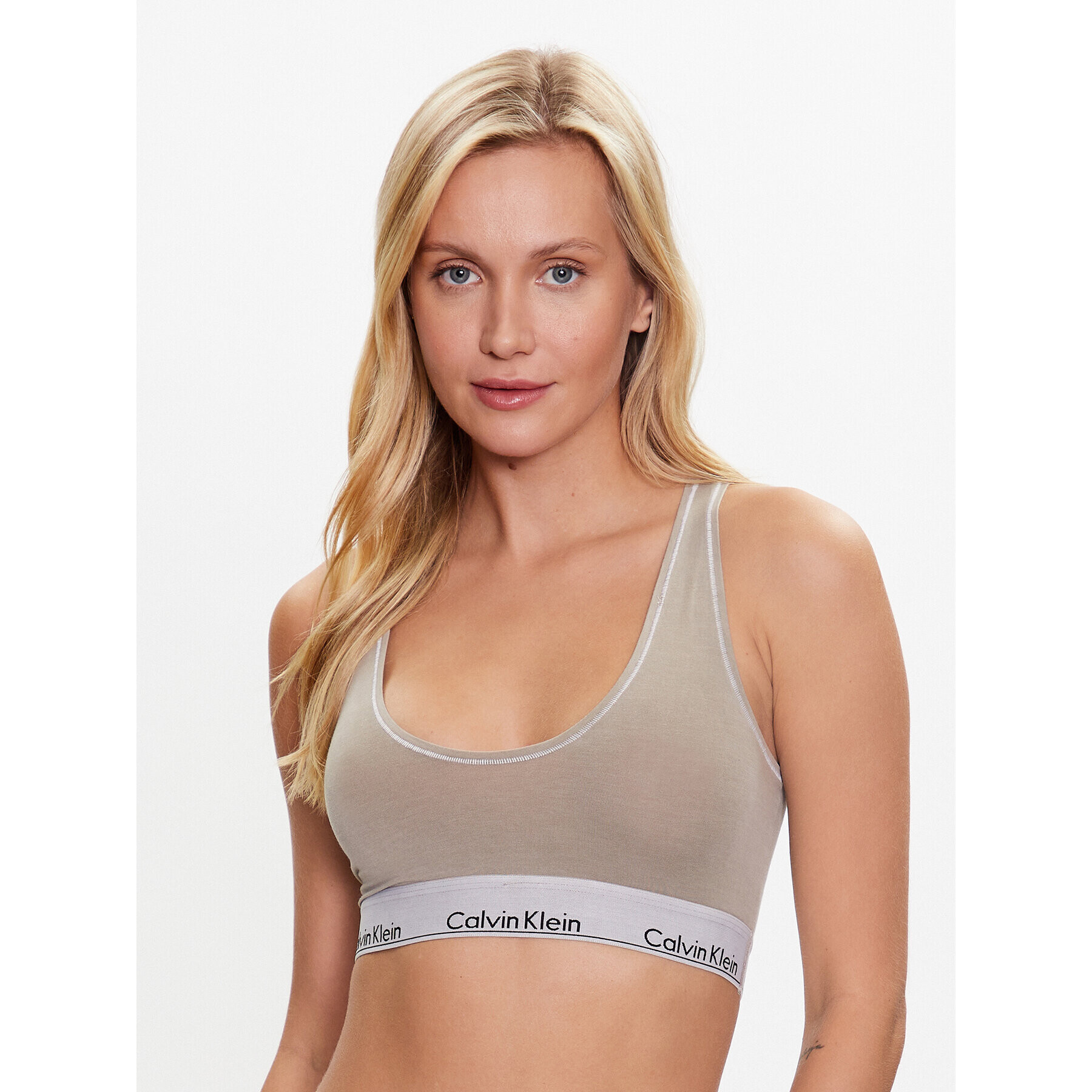 Calvin Klein Underwear Melltartó felső 000QF7294E Bézs - Pepit.hu