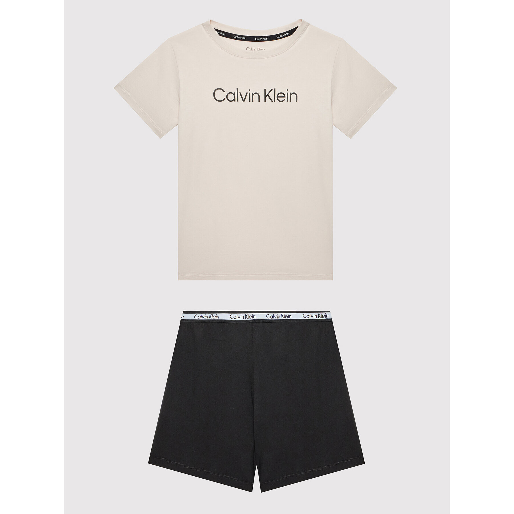 Calvin Klein Underwear Pizsama B70B700387 Bézs Regular Fit - Pepit.hu