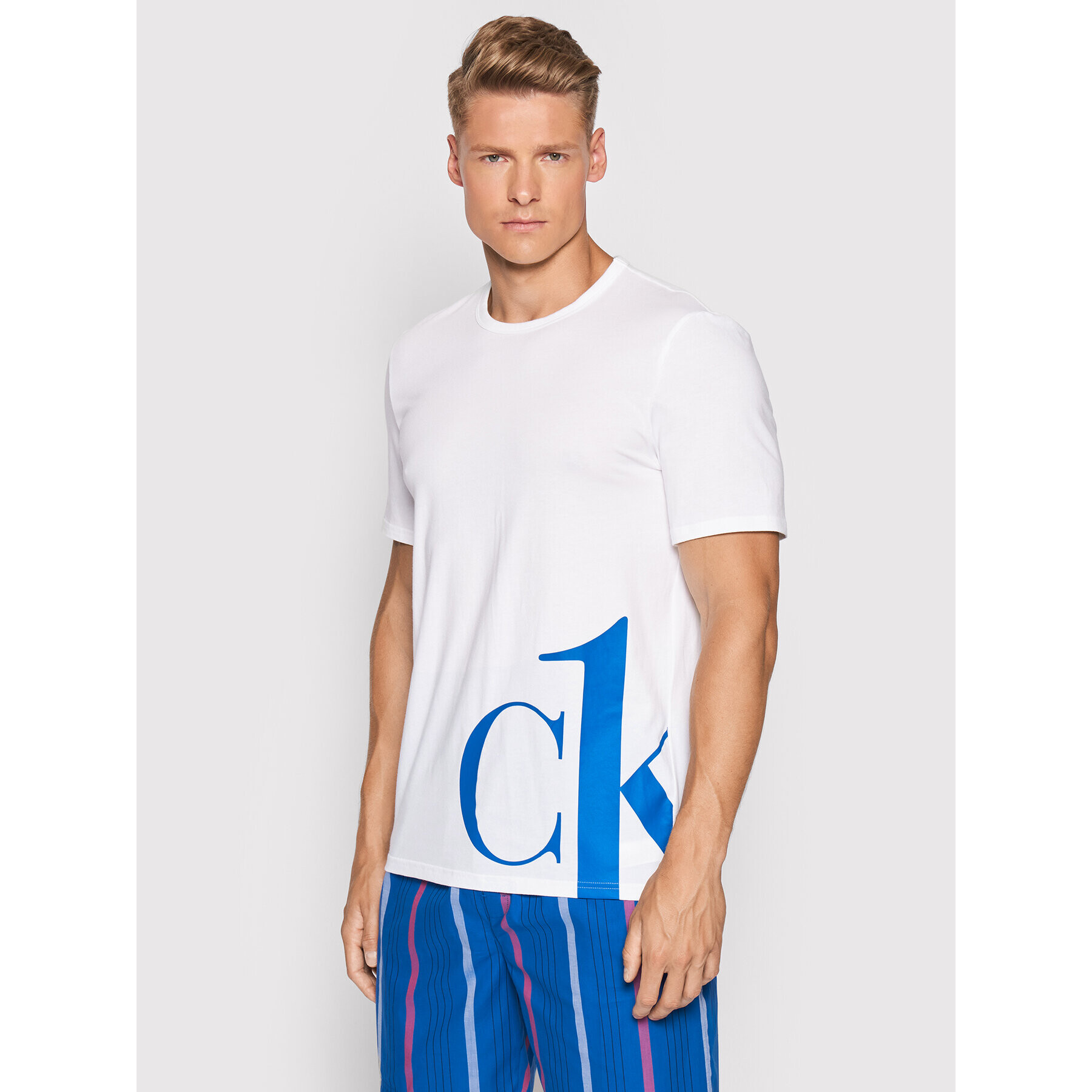 Calvin Klein Underwear Póló Crew 000NM1904E Fehér Regular Fit - Pepit.hu