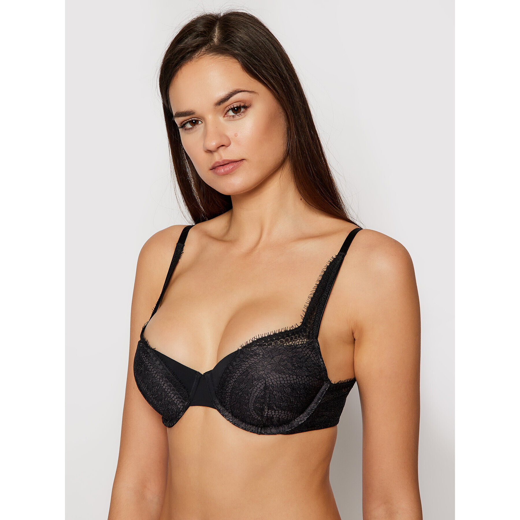 Calvin Klein Underwear Push up melltartó 000QF5597E Fekete - Pepit.hu