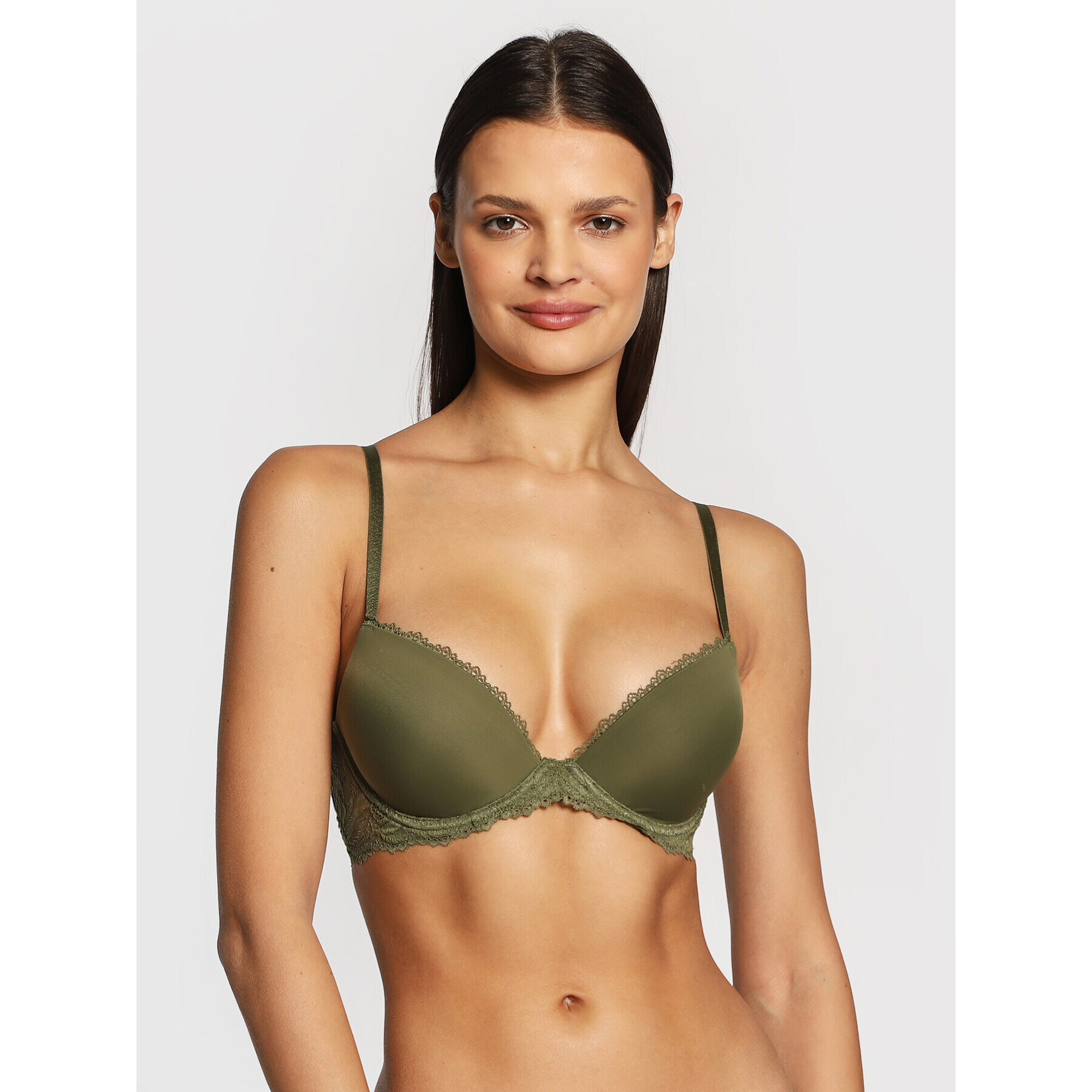 Calvin Klein Underwear Push up melltartó 000QF6394E Zöld - Pepit.hu