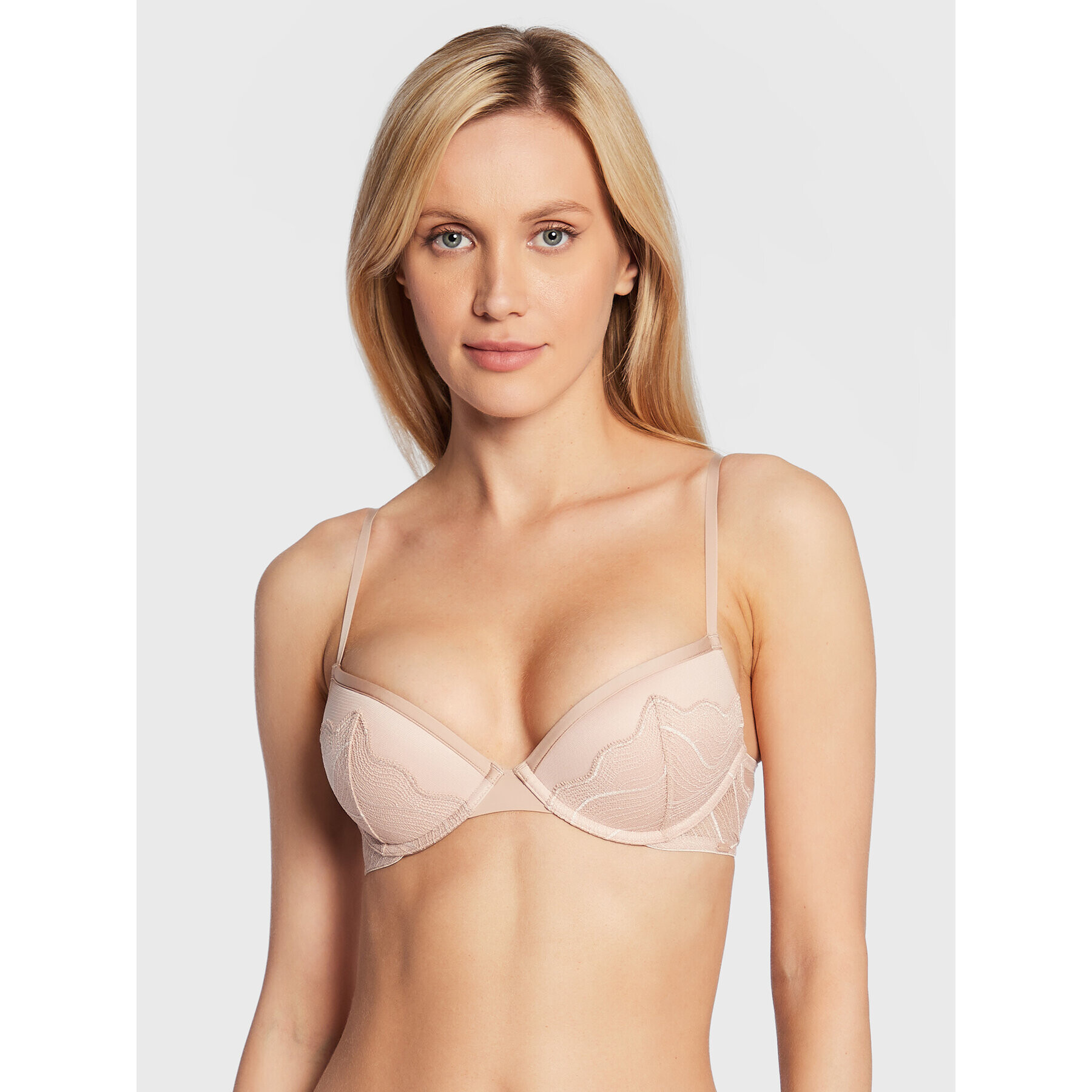 Calvin Klein Underwear Push up melltartó 000QF6946E Bézs - Pepit.hu