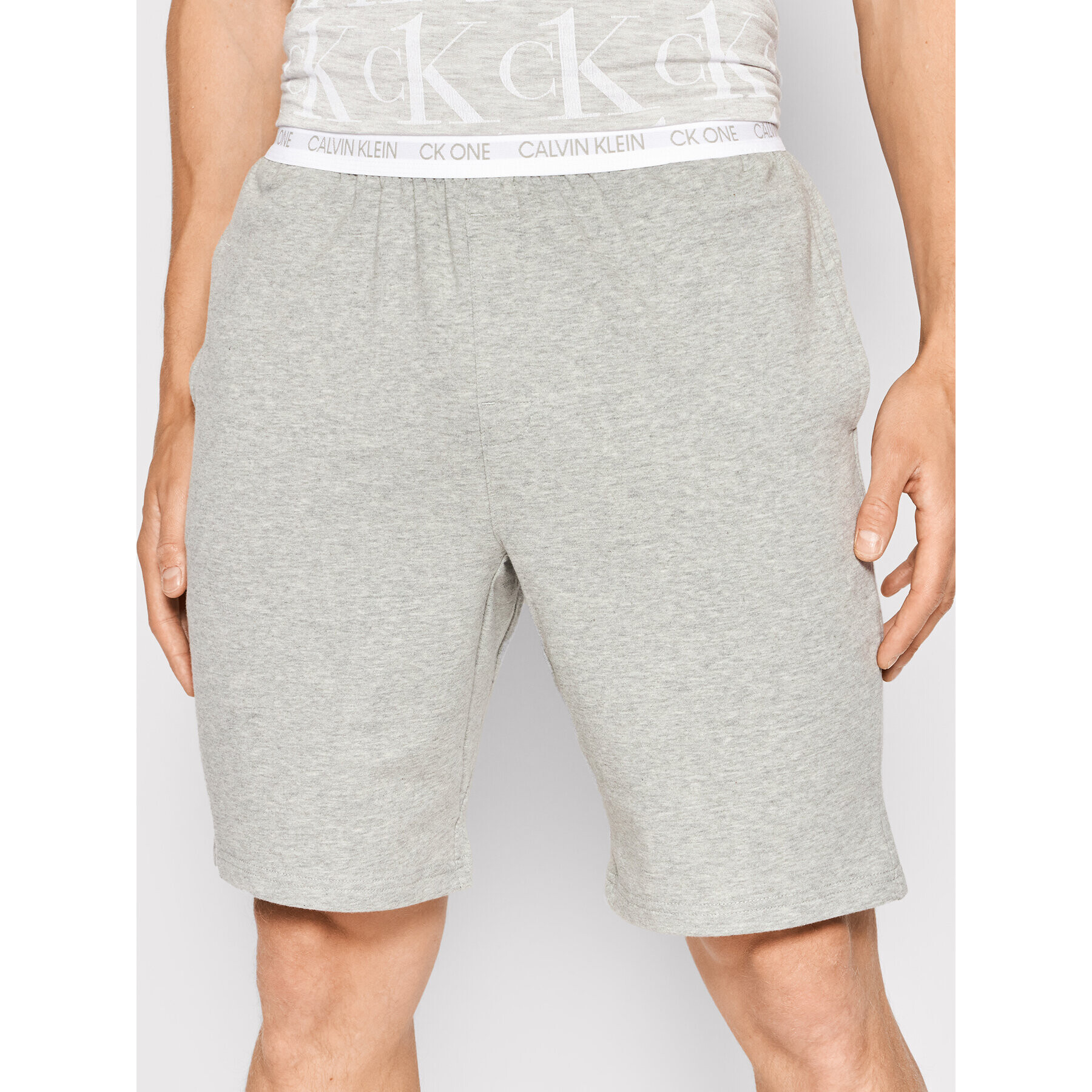 Calvin Klein Underwear Rövid pizsama nadrág 000NM1906E Szürke Regular Fit - Pepit.hu