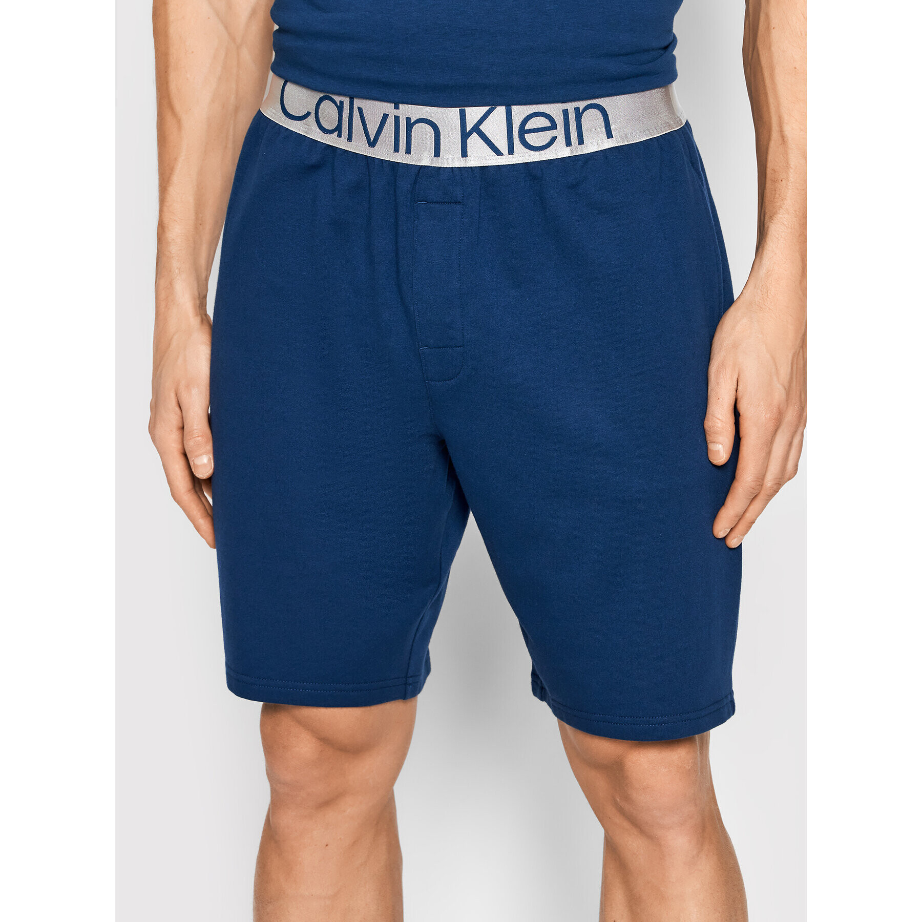 Calvin Klein Underwear Rövid pizsama nadrág 000NM2267E Sötétkék Regular Fit - Pepit.hu