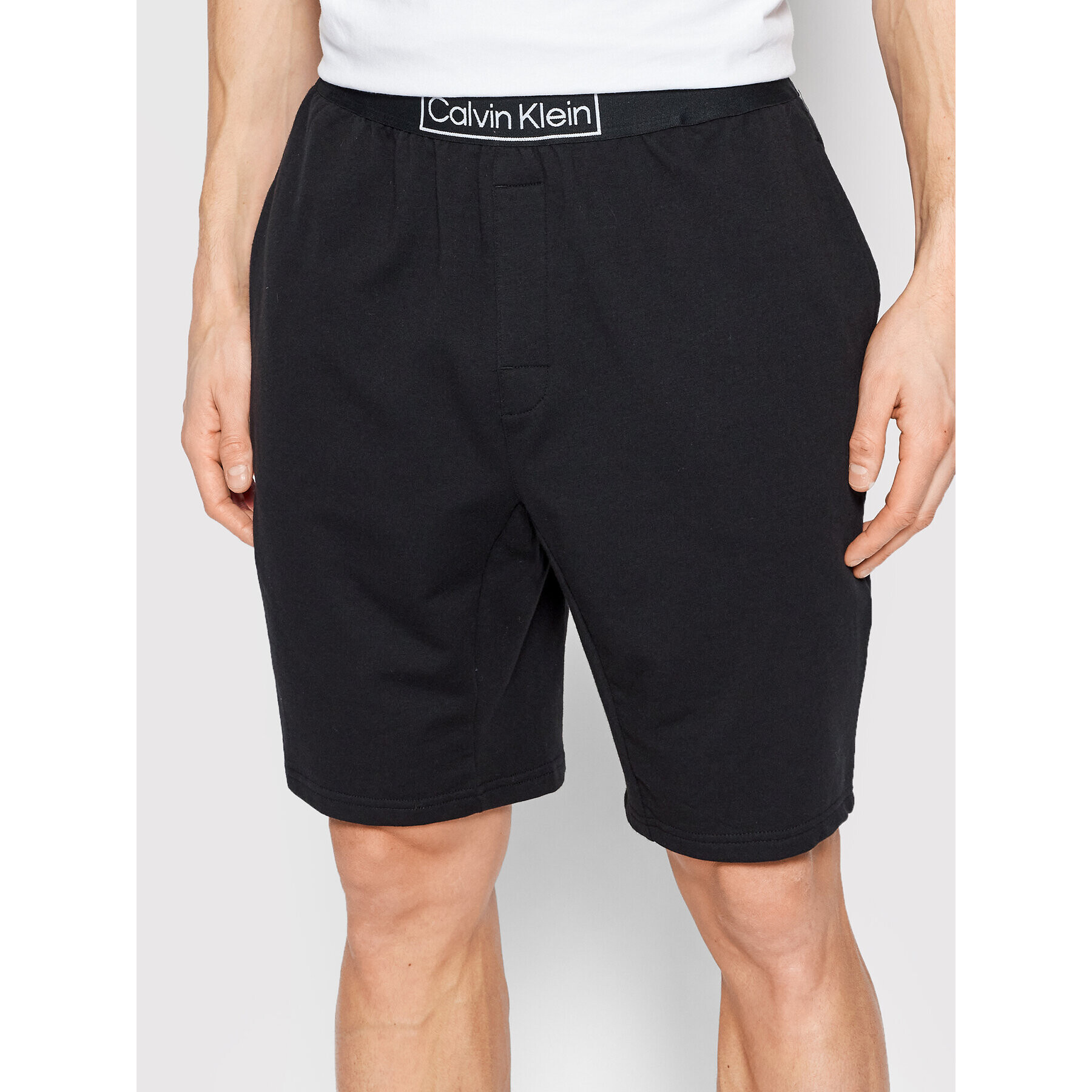 Calvin Klein Underwear Rövid pizsama nadrág 000NM2271E Fekete Regular Fit - Pepit.hu