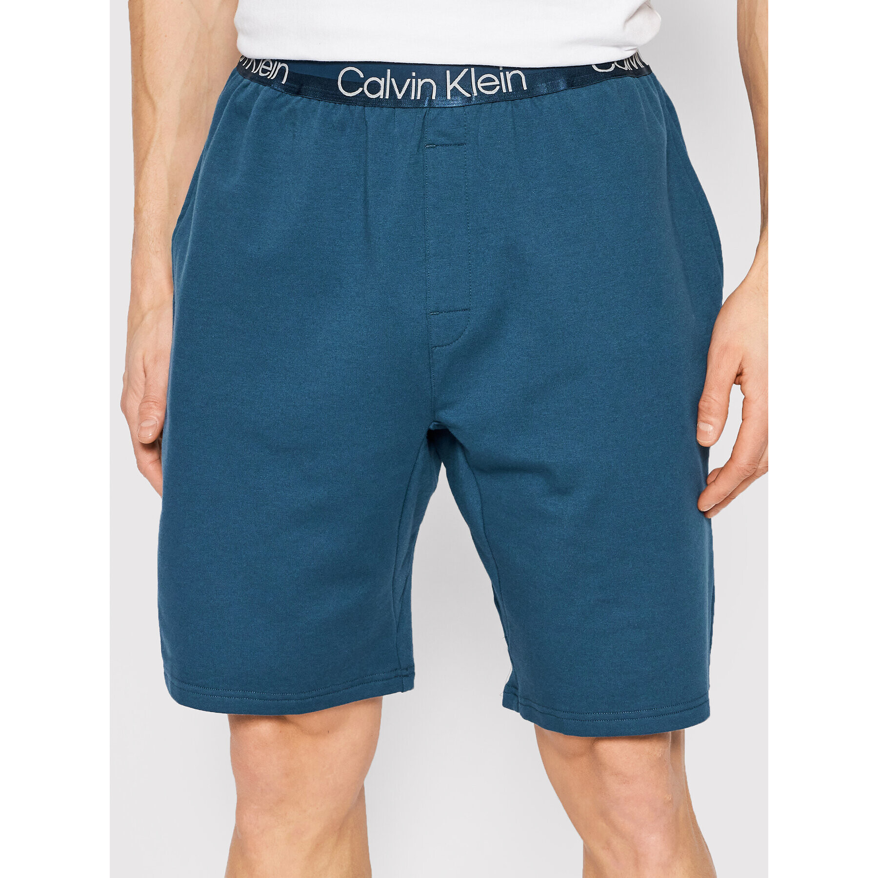 Calvin Klein Underwear Rövid pizsama nadrág 000NM2271E Sötétkék Regular Fit - Pepit.hu