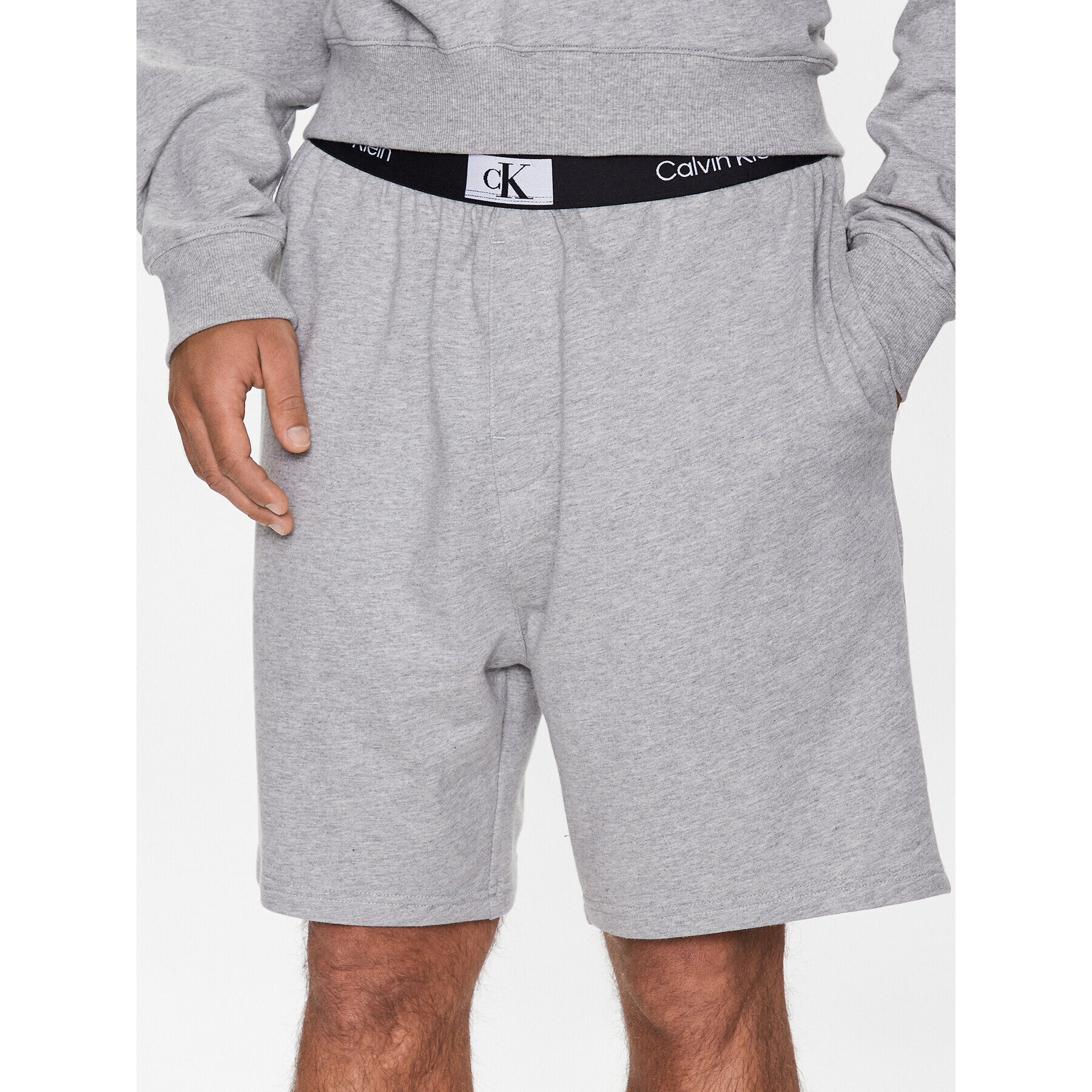 Calvin Klein Underwear Rövid pizsama nadrág 000NM2417E Szürke Regular Fit - Pepit.hu