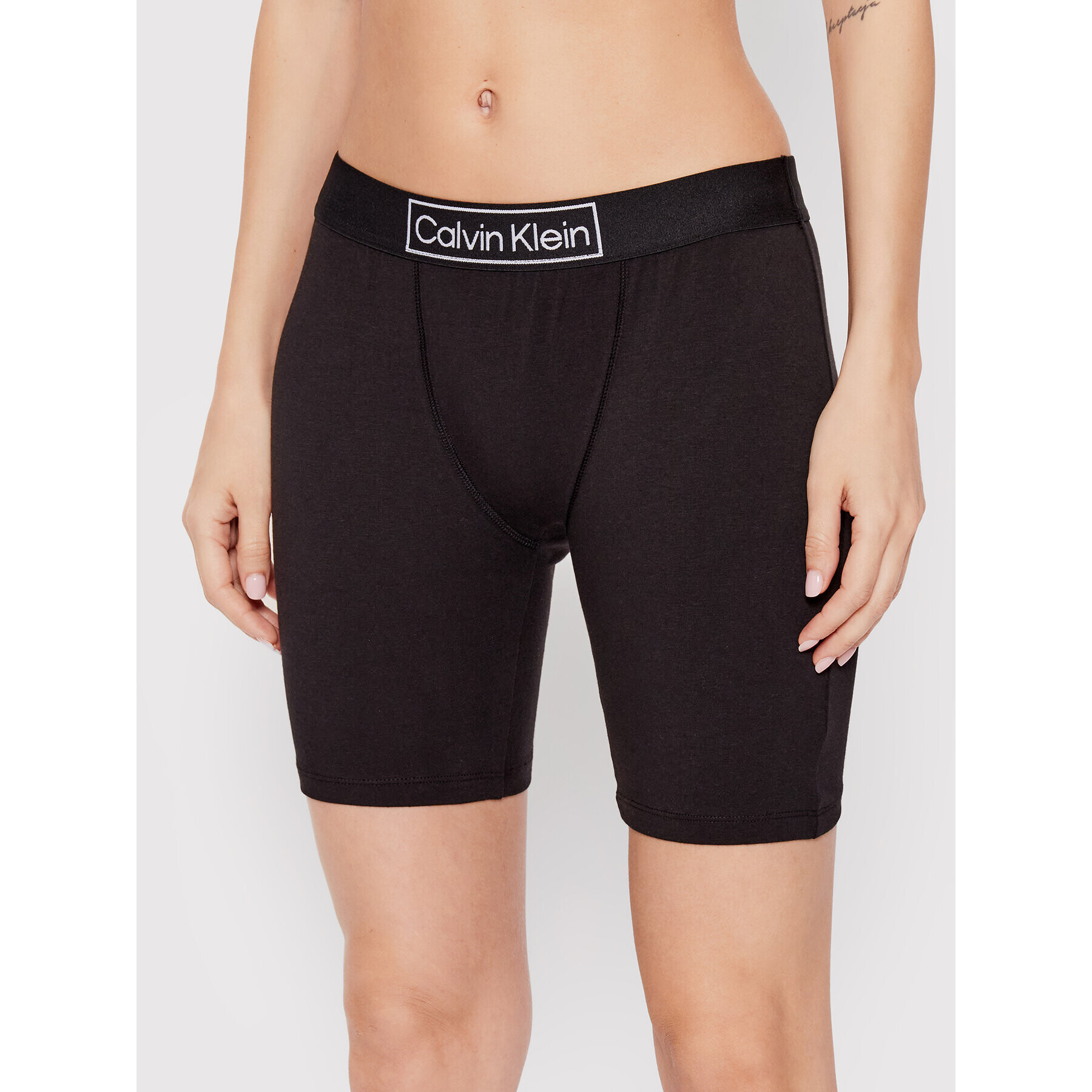 Calvin Klein Underwear Rövid pizsama nadrág 000QS6781E Fekete Slim Fit - Pepit.hu