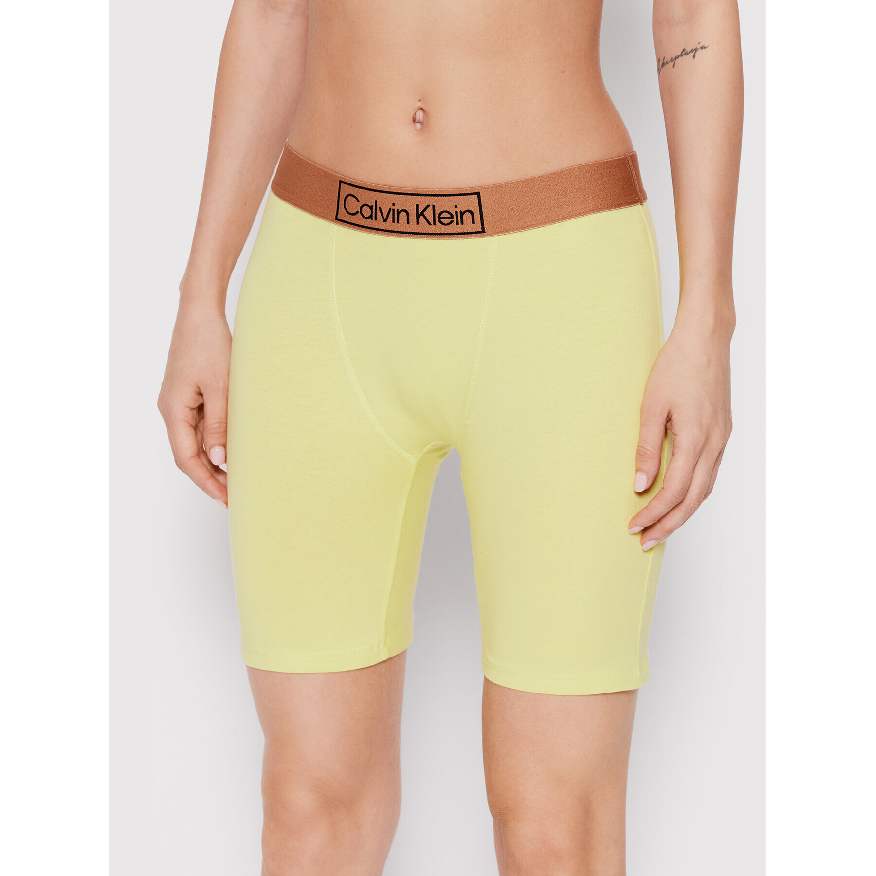 Calvin Klein Underwear Rövid pizsama nadrág 000QS6781E Zöld Slim Fit - Pepit.hu