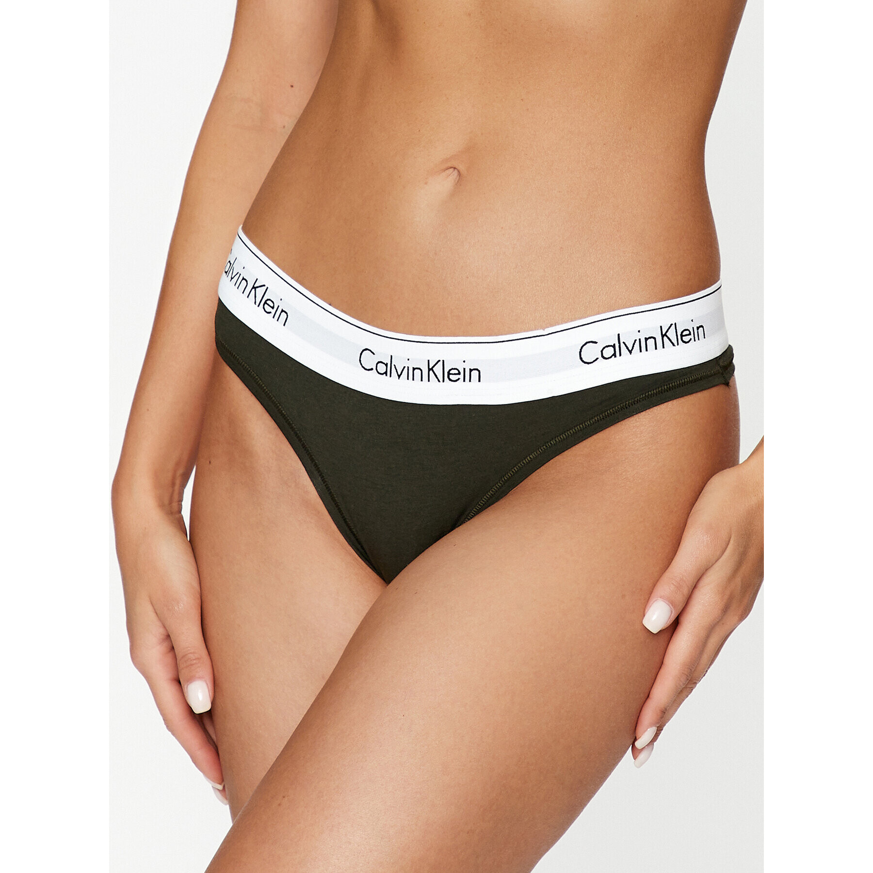 Calvin Klein Underwear Tanga 0000F3786E Zöld - Pepit.hu