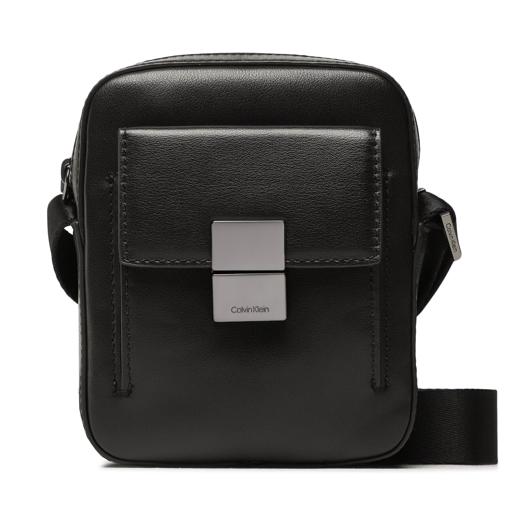 Calvin Klein Válltáska Iconic Hardware Cube Reporter S K50K510246 Fekete - Pepit.hu