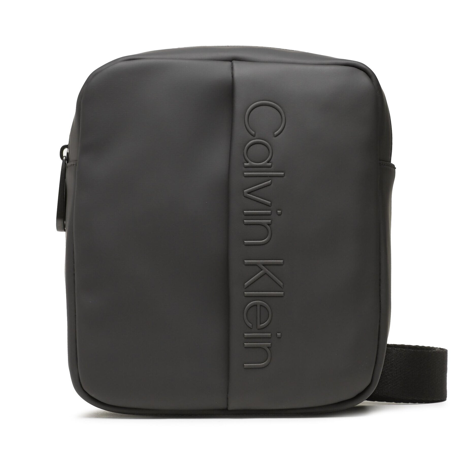 Calvin Klein Válltáska Rubberized Cony Reporters S K50K510225 Fekete - Pepit.hu