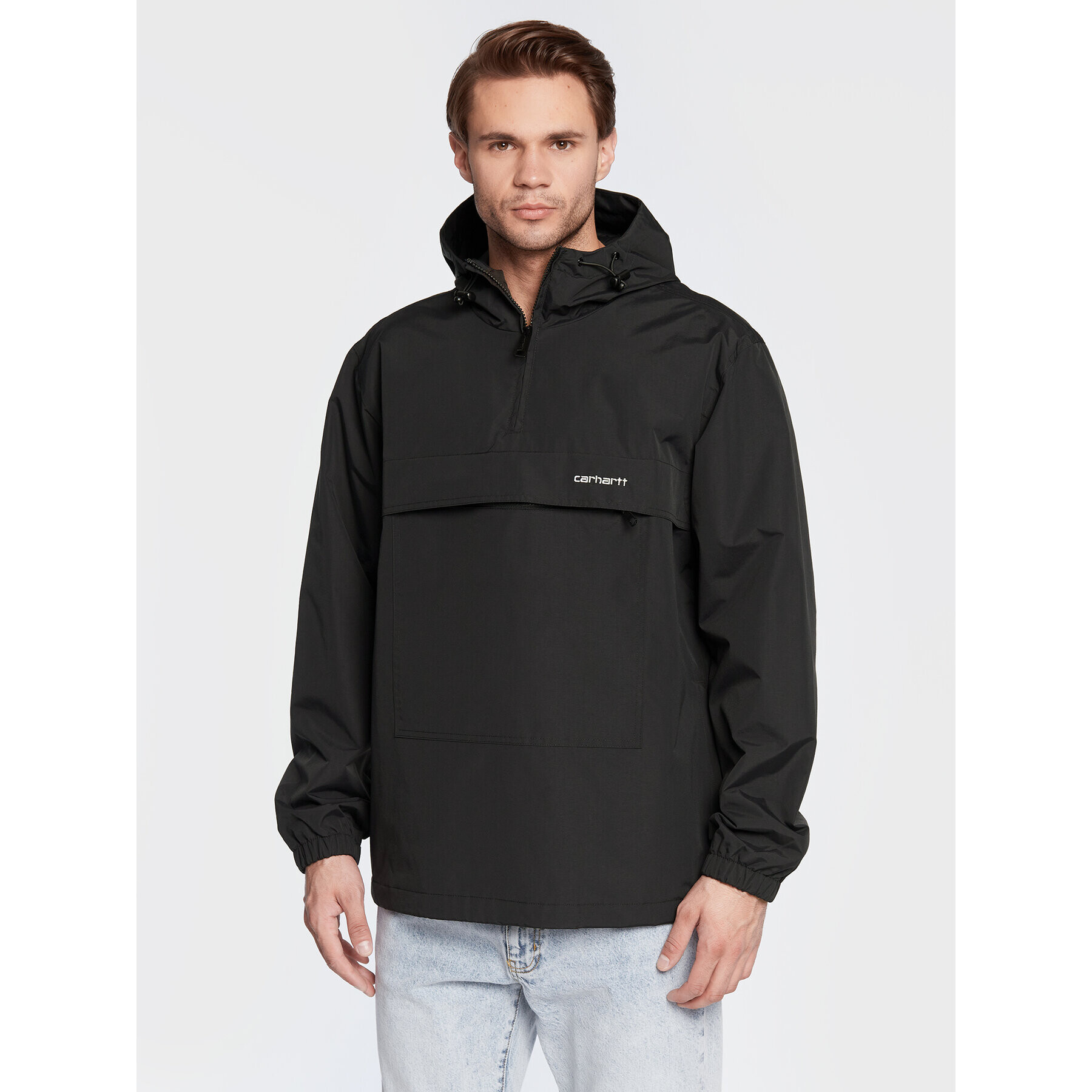 Carhartt WIP Anorák Windbreaker I030008 Fekete Relaxed Fit - Pepit.hu