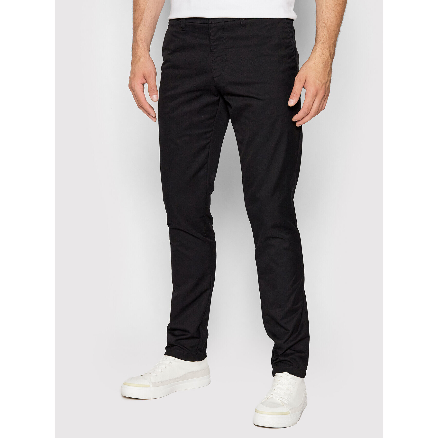 Carhartt WIP Szövet nadrág Sid I003367 Fekete Slim Tapered Fit - Pepit.hu